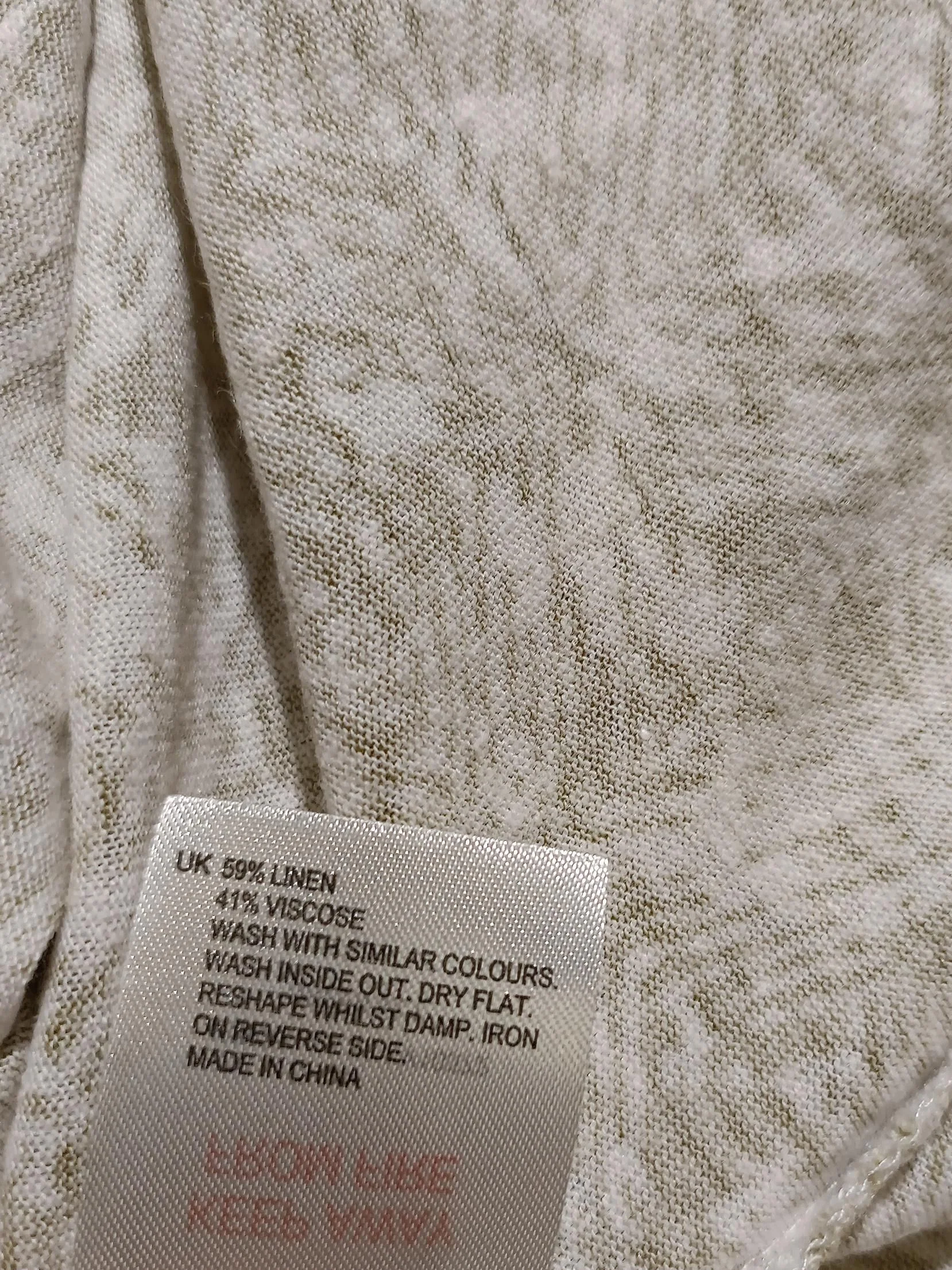 White Stuff Women's Shirt UK 14 Multi Linen with Viscose Basic - Image 6