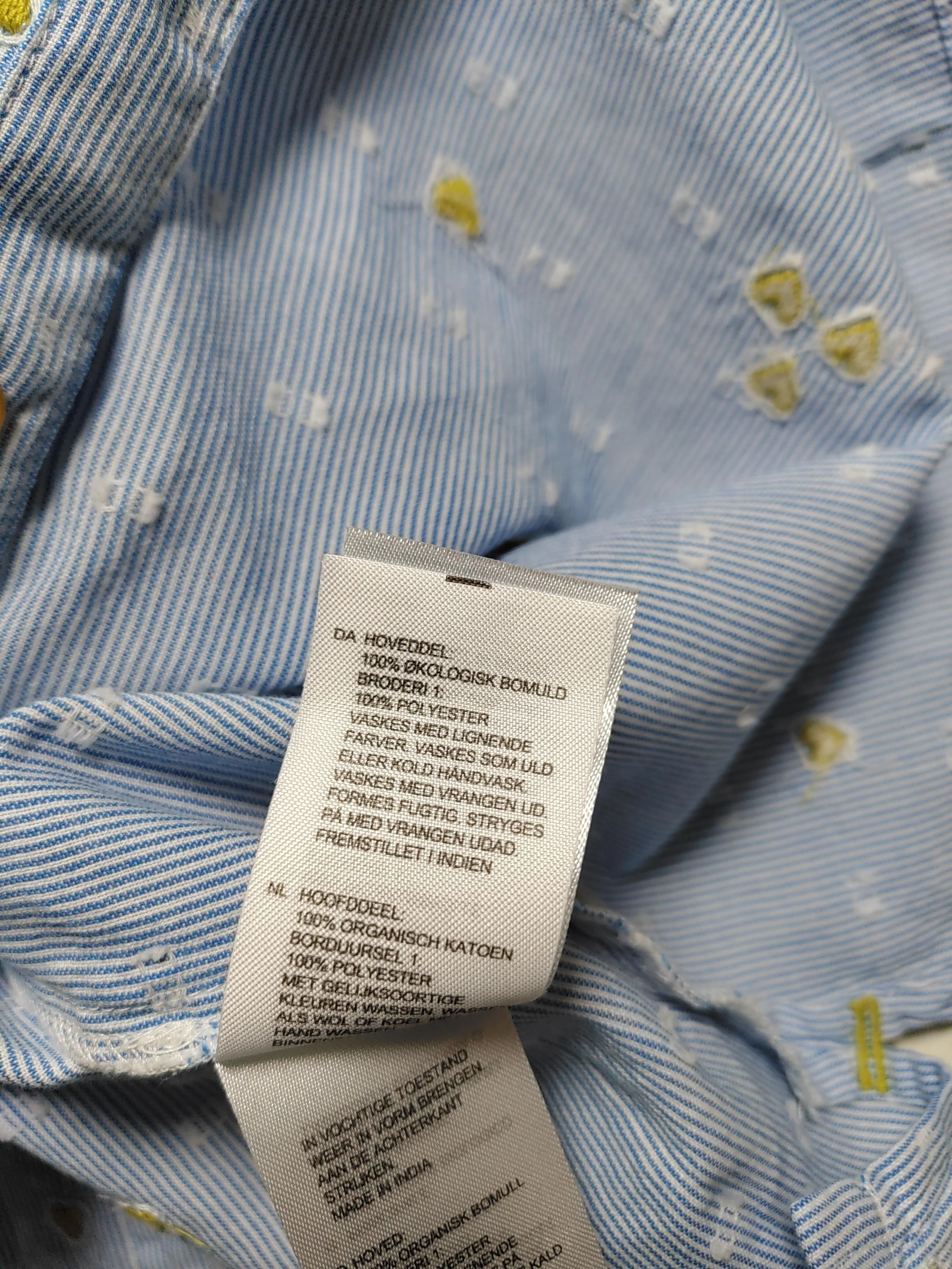 White Stuff Women's Shirt UK 16 Blue Cotton with Polyester Basic - Image 6