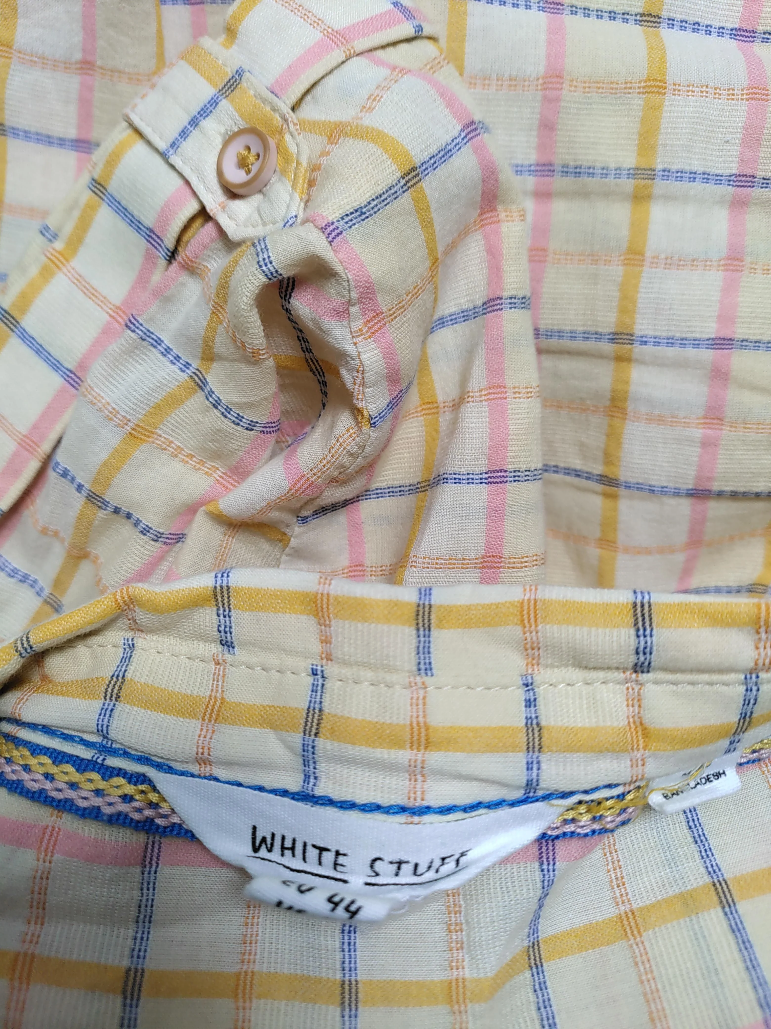 White Stuff Women's Shirt UK 16 Cream 100% Cotton Basic - Image 5