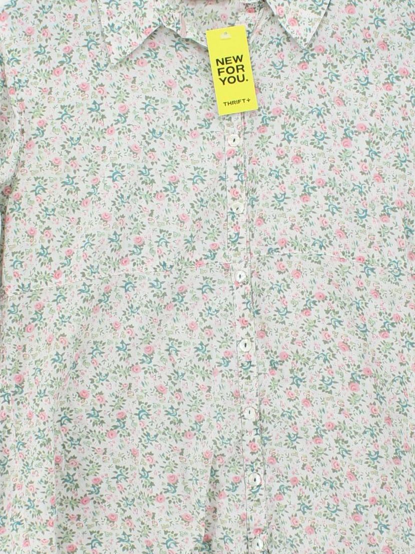 White Stuff Women's Shirt UK 16 Multi 100% Cotton Basic - Image 3