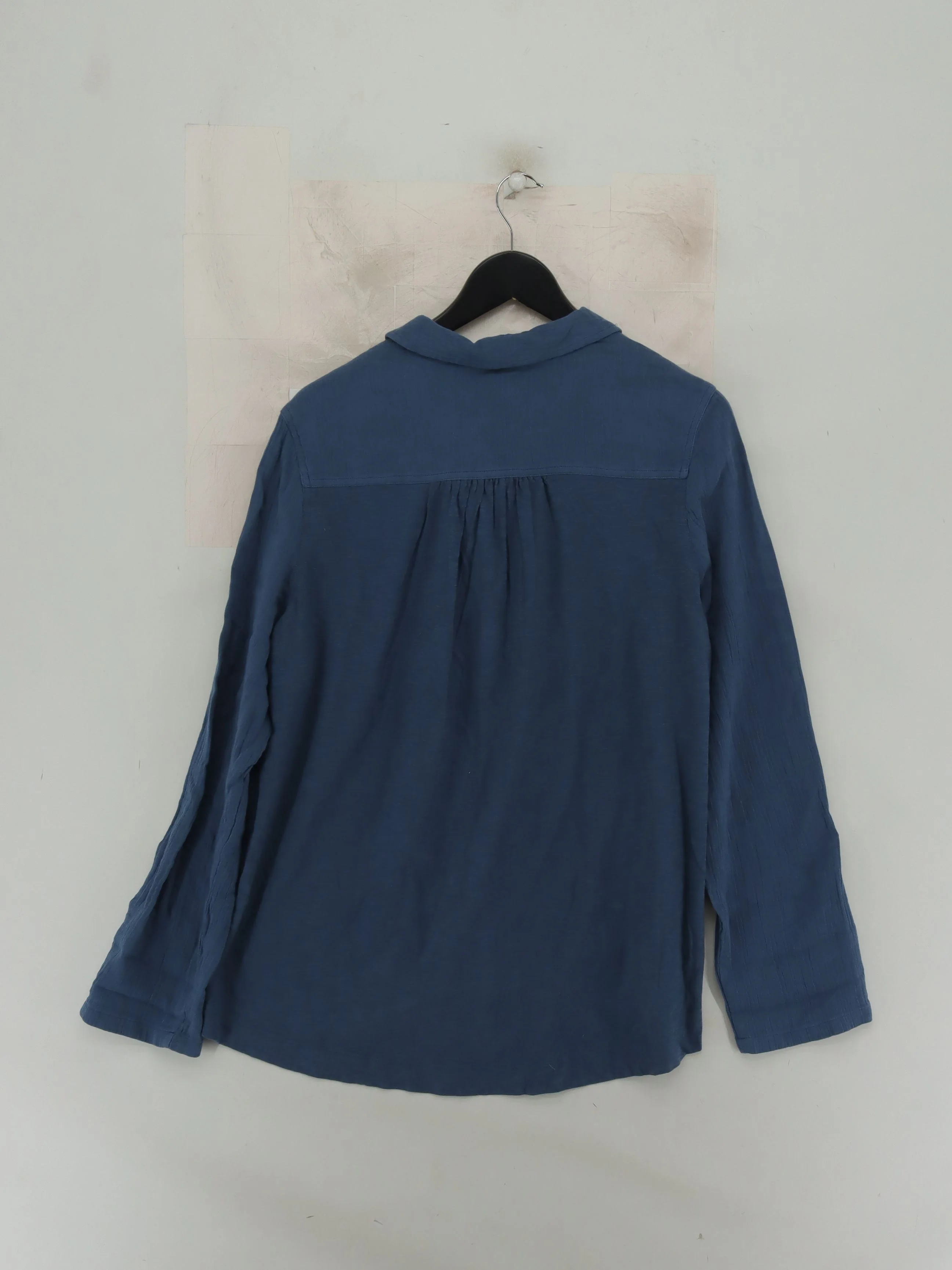 White Stuff Women's Shirt UK 18 Blue 100% Cotton Basic New with tags - Image 2