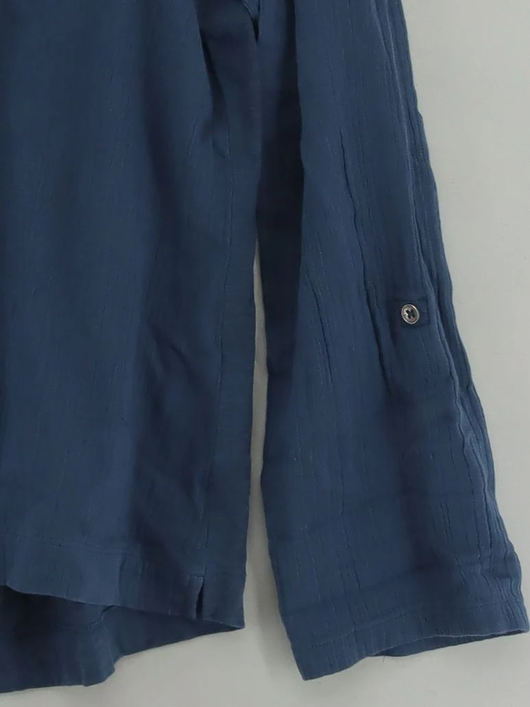 White Stuff Women's Shirt UK 18 Blue 100% Cotton Basic New with tags - Image 4
