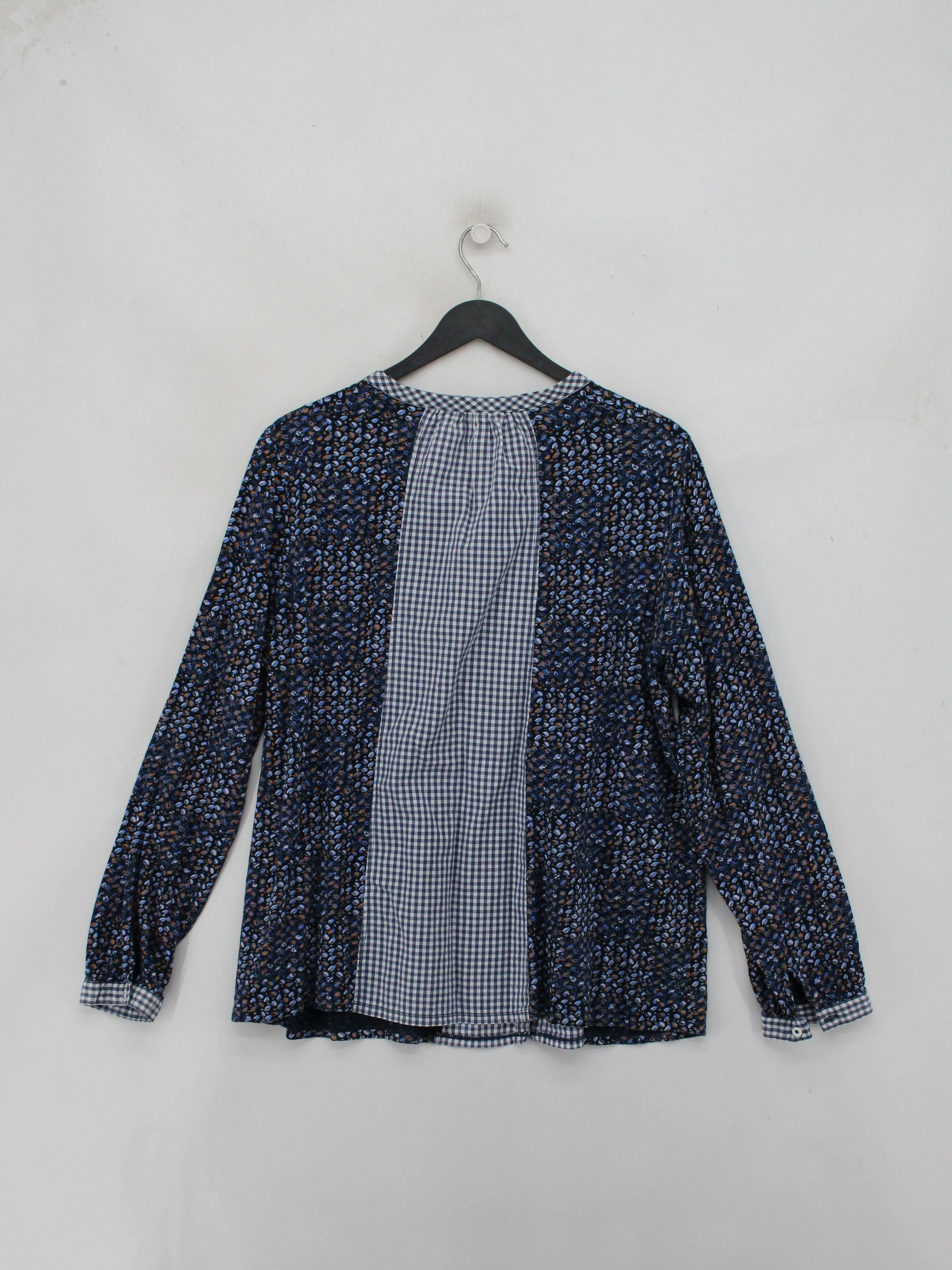 White Stuff Women's Shirt UK 18 Blue 100% Cotton Long Sleeve Collared Basic - Image 2