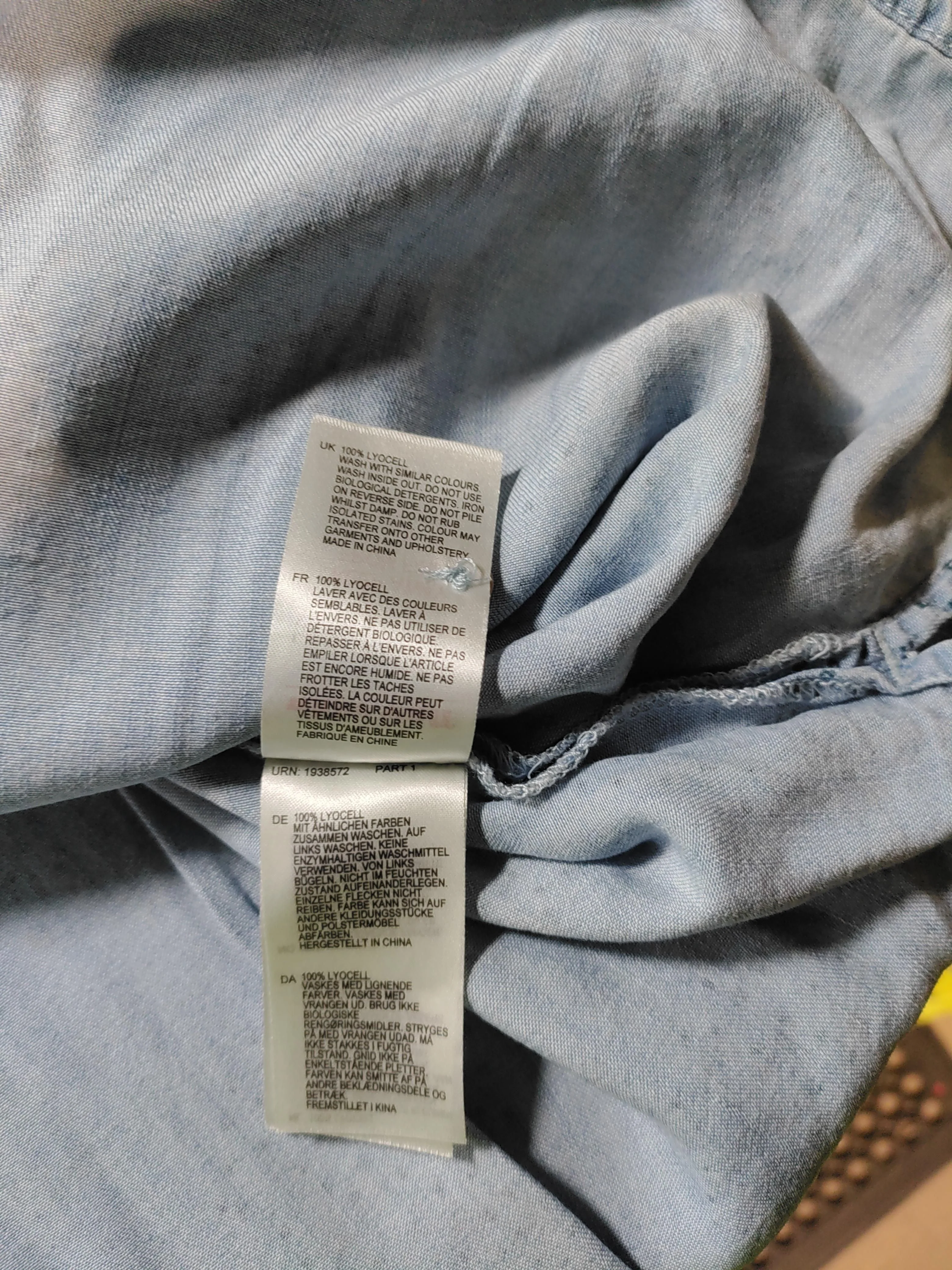 White Stuff Women's Shirt UK 18 Blue 100% Lyocell Modal Basic - Image 6