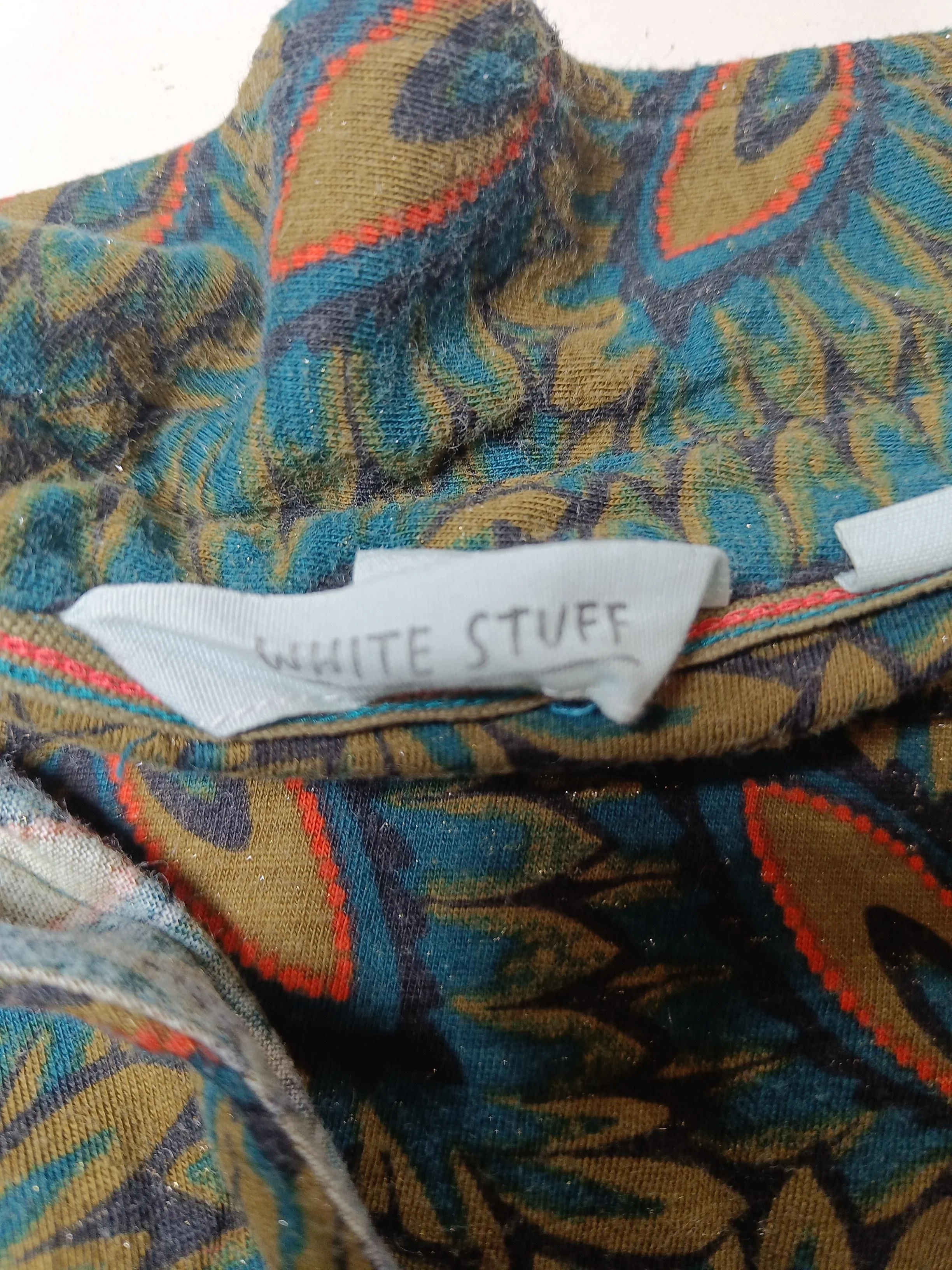 White Stuff Women's Shirt UK 20 Multi 100% Other Long Sleeve Collared Basic - Image 5