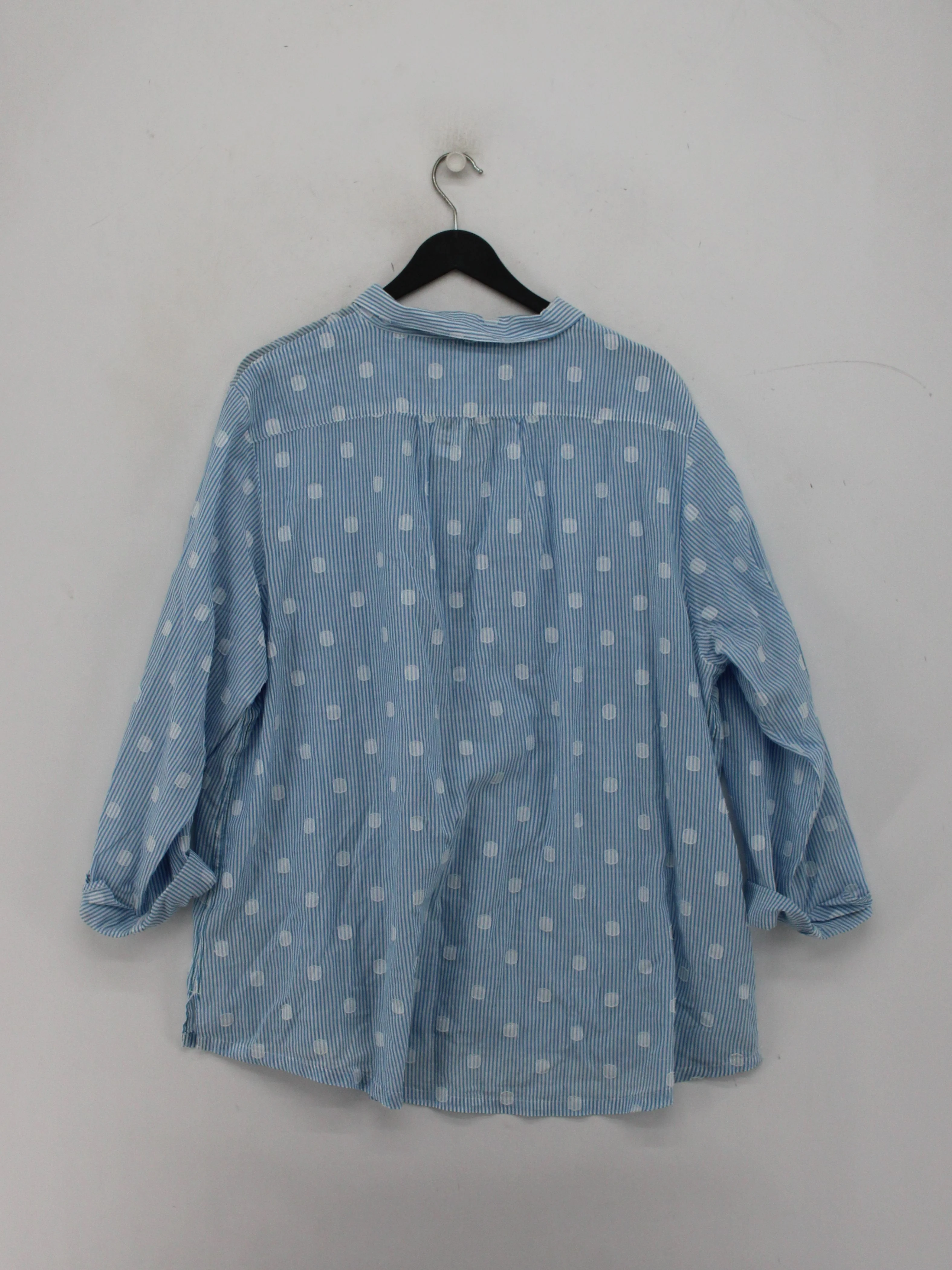White Stuff Women's Shirt UK 24 Blue 100% Cotton Basic - Image 2