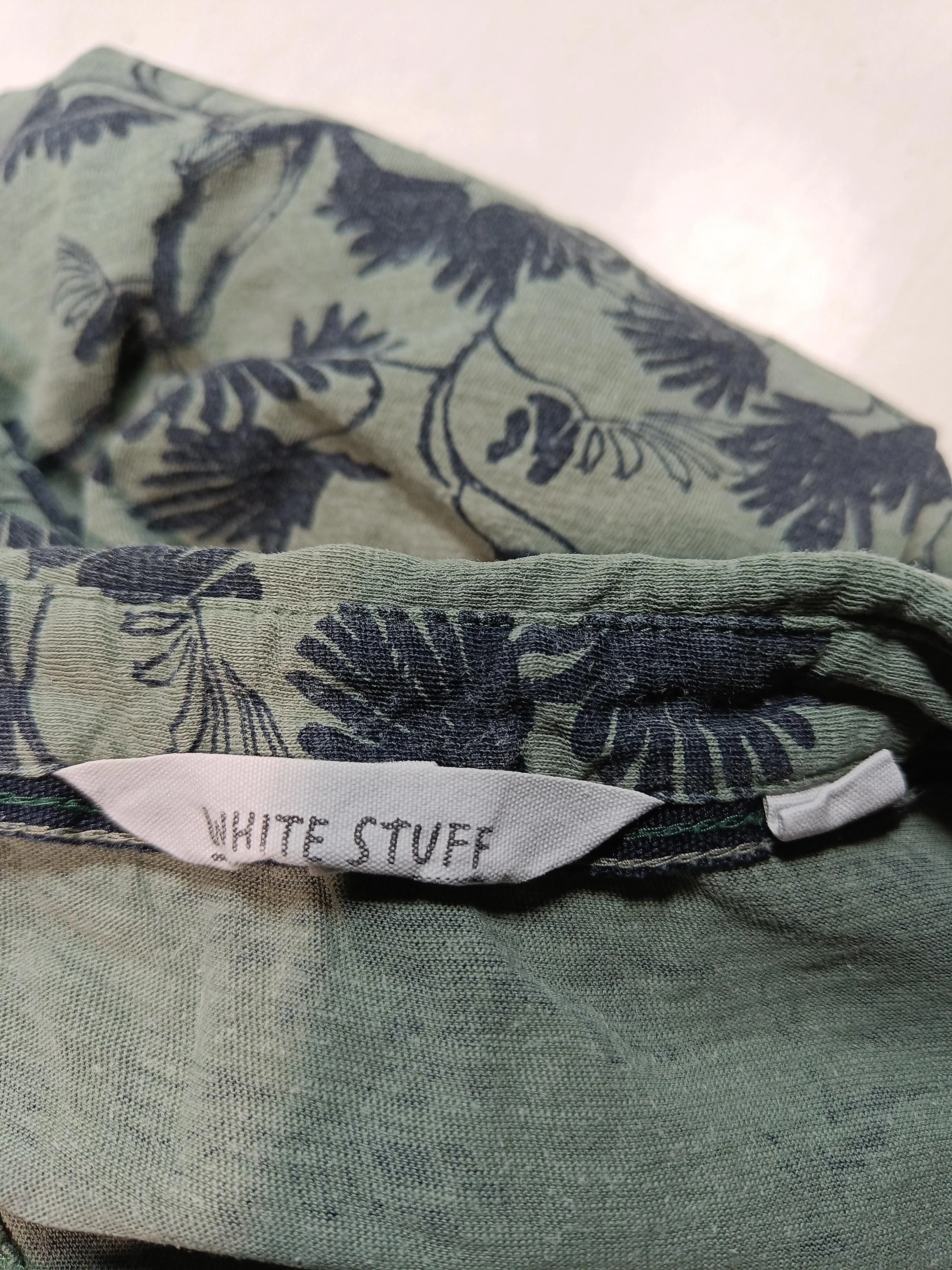 White Stuff Women's Shirt UK 24 Green 100% Cotton Basic - Image 6