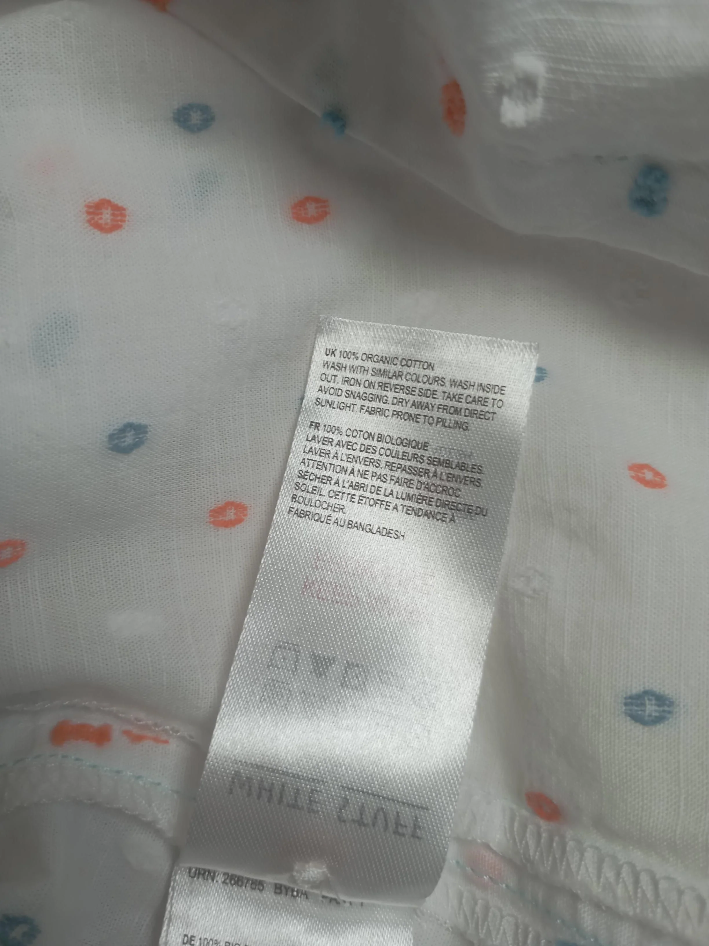 White Stuff Women's Shirt UK 24 White 100% Cotton 3/4 Sleeve Collared Basic - Image 6