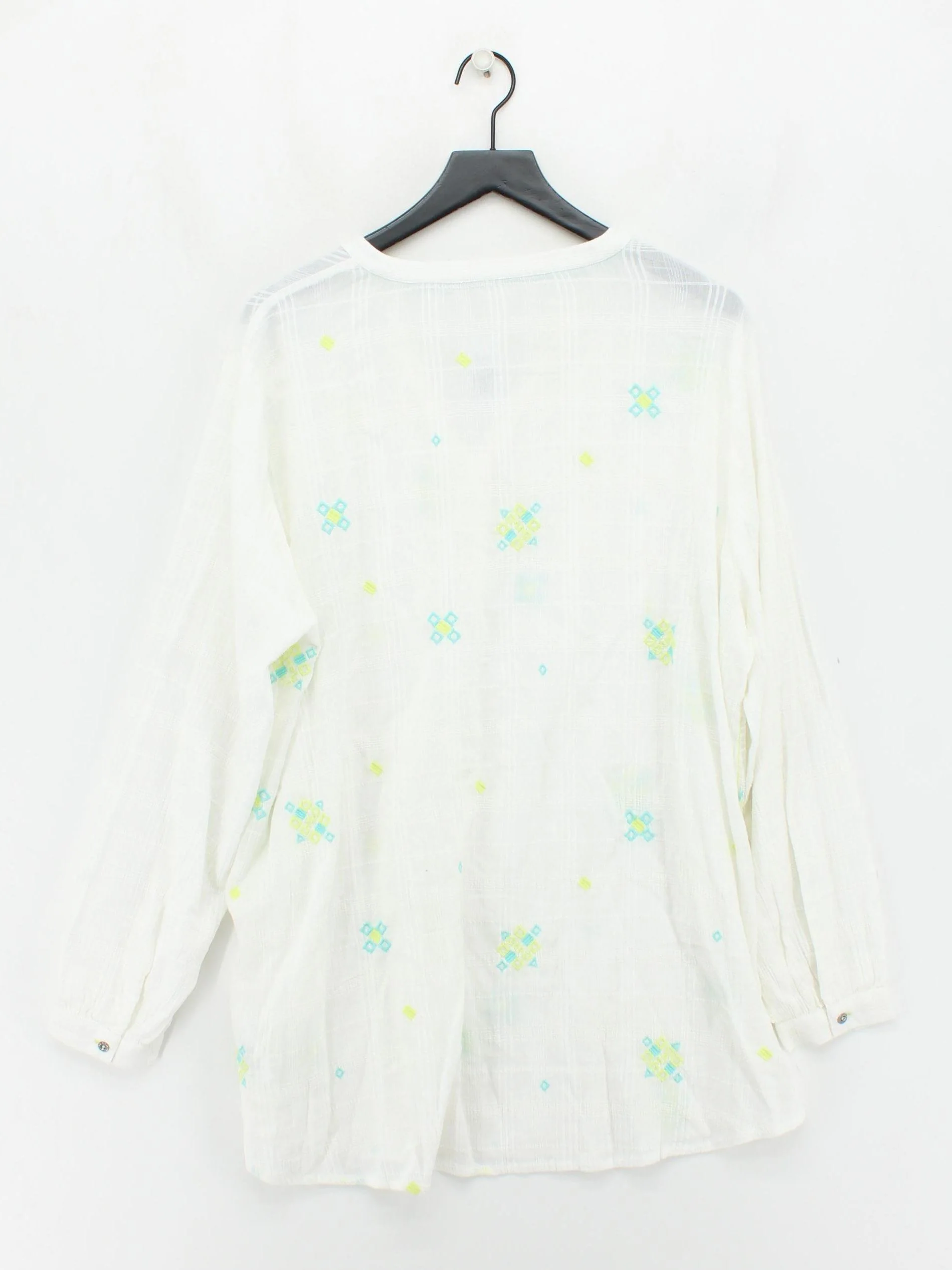 White Stuff Women's Shirt UK 24 White 100% Cotton Basic - Image 2