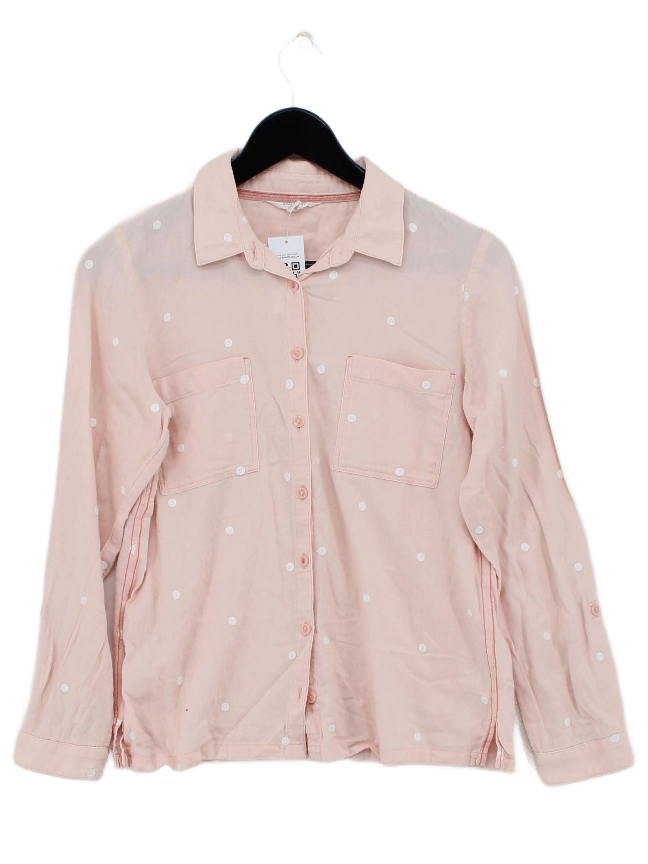 White Stuff Women's Shirt UK 6 Pink 100% Cotton Basic