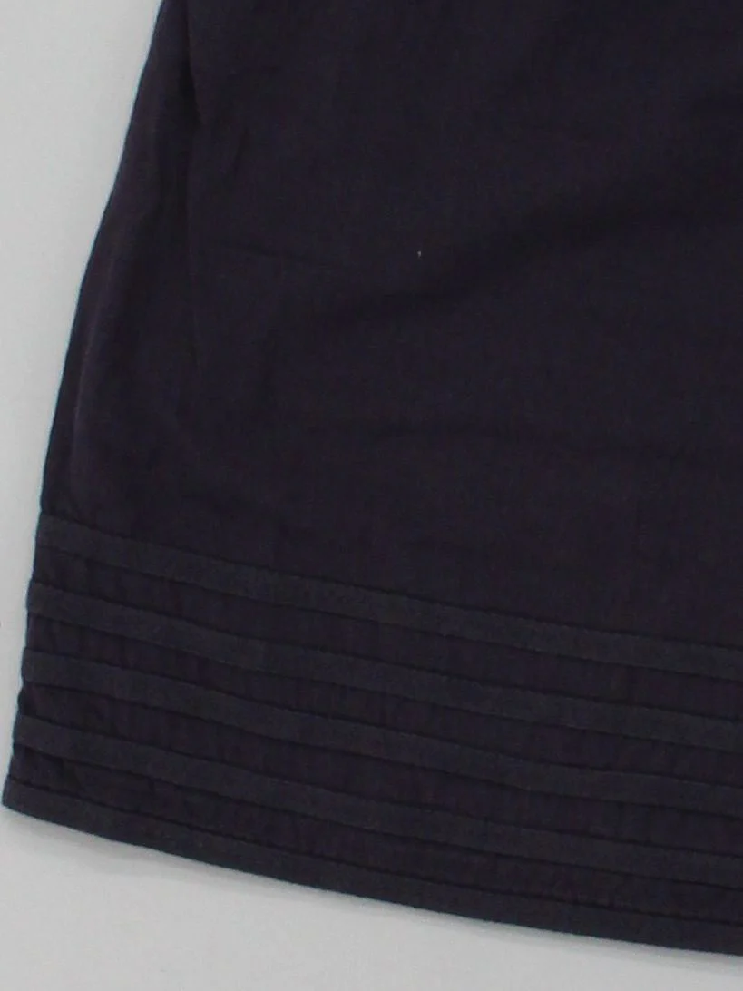 White Stuff Women's Shorts M Purple Cotton with Linen Cargo - Image 4