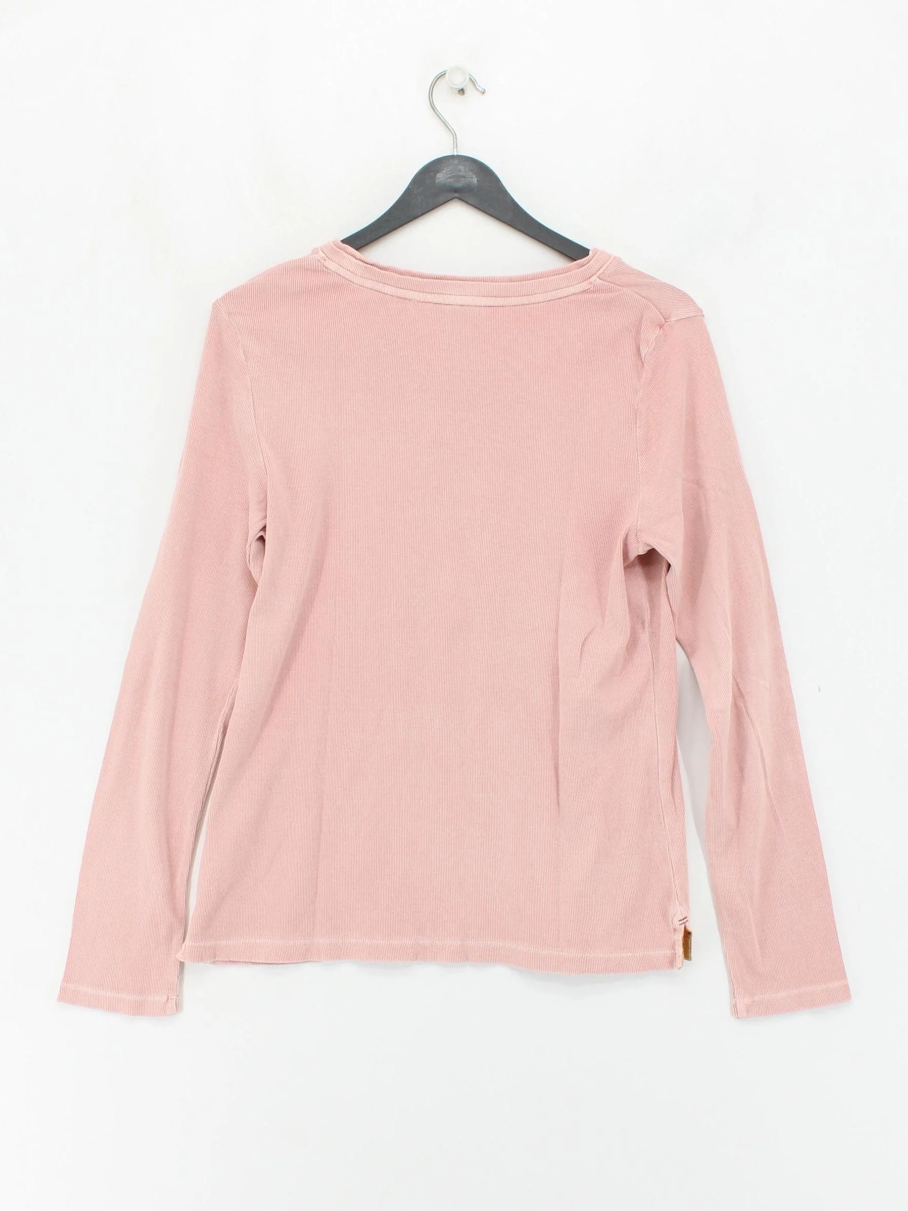 White Stuff Women's T-Shirt S Pink Cotton with Elastane Basic - Image 2