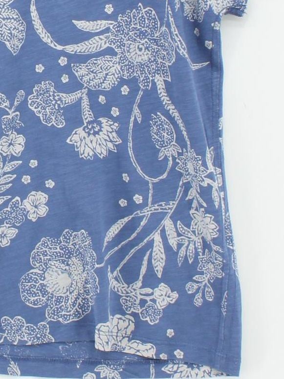 White Stuff Women's T-Shirt UK 16 Blue 100% Cotton Basic - Image 4