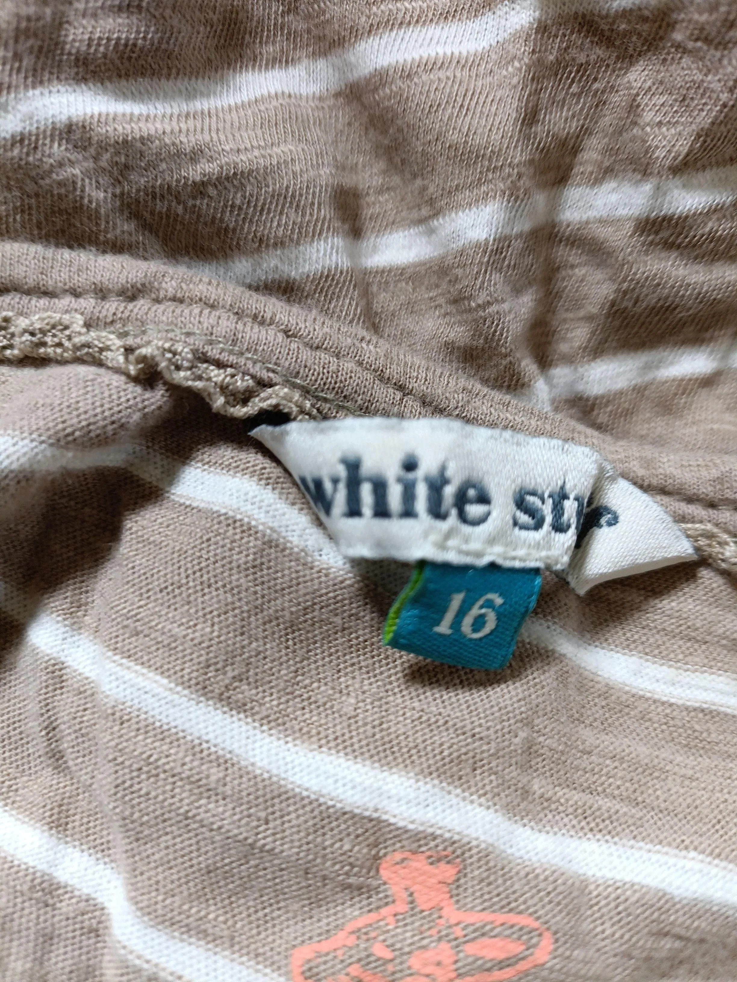 White Stuff Women's T-Shirt UK 16 Brown 100% Cotton Basic - Image 6