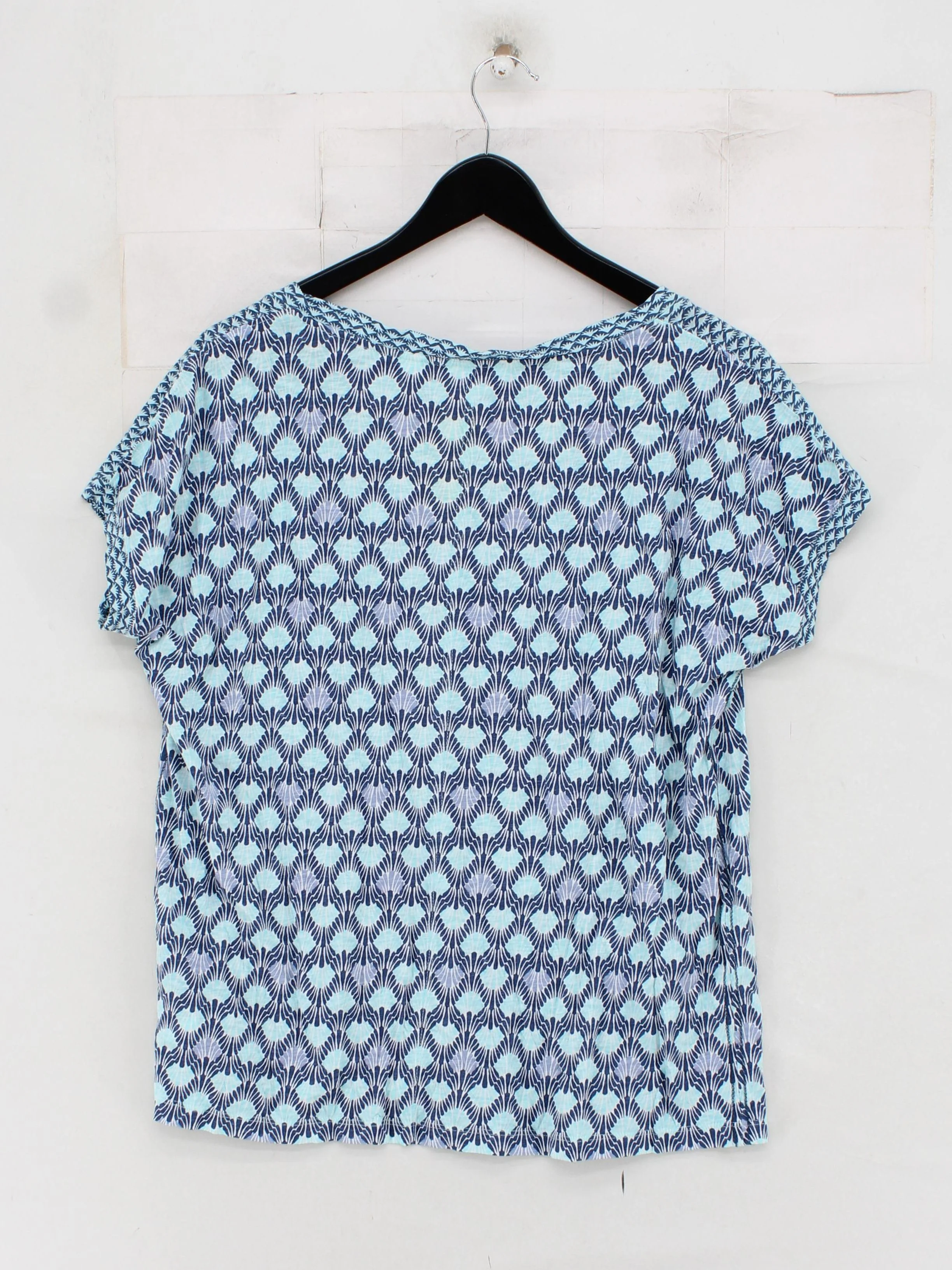 White Stuff Women's T-Shirt UK 16 Multi 100% Cotton Basic - Image 2