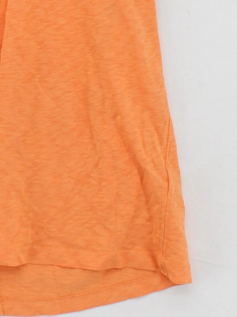 White Stuff Women's T-Shirt UK 16 Orange 100% Cotton Basic - Image 4