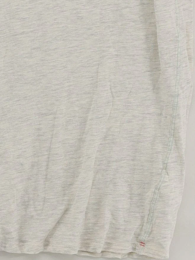 White Stuff Women's T-Shirt UK 22 Cream Cotton with Viscose Basic - Image 4