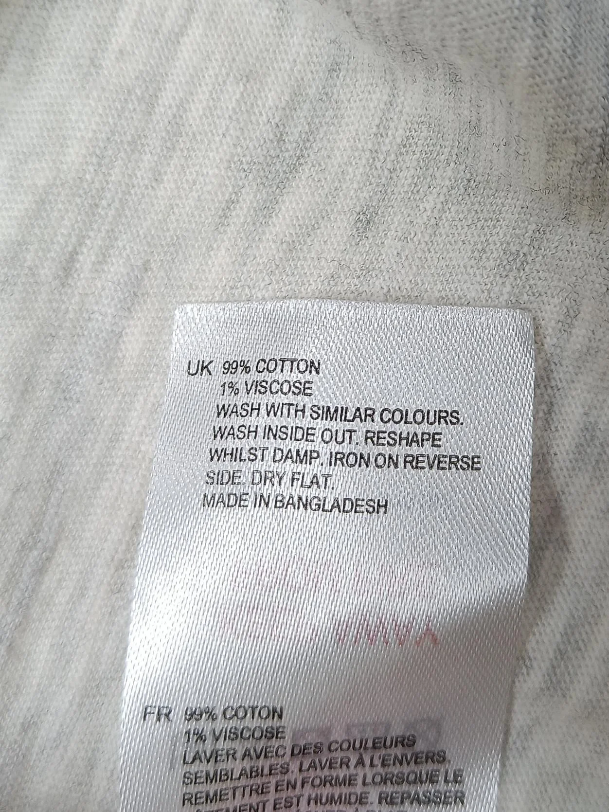 White Stuff Women's T-Shirt UK 22 Cream Cotton with Viscose Basic - Image 6