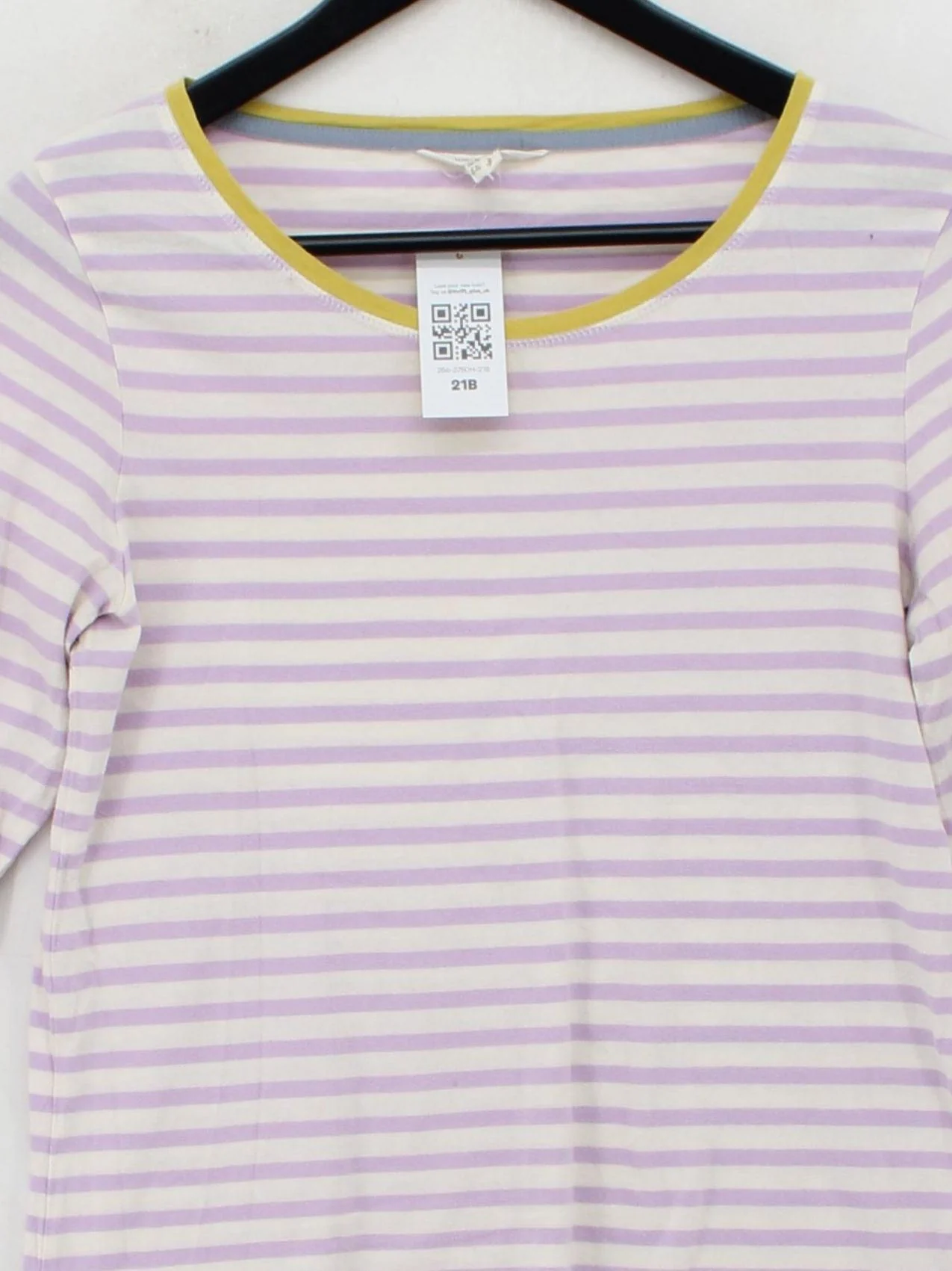 White Stuff Women's T-Shirt UK 8 Multi 100% Cotton Basic - Image 3