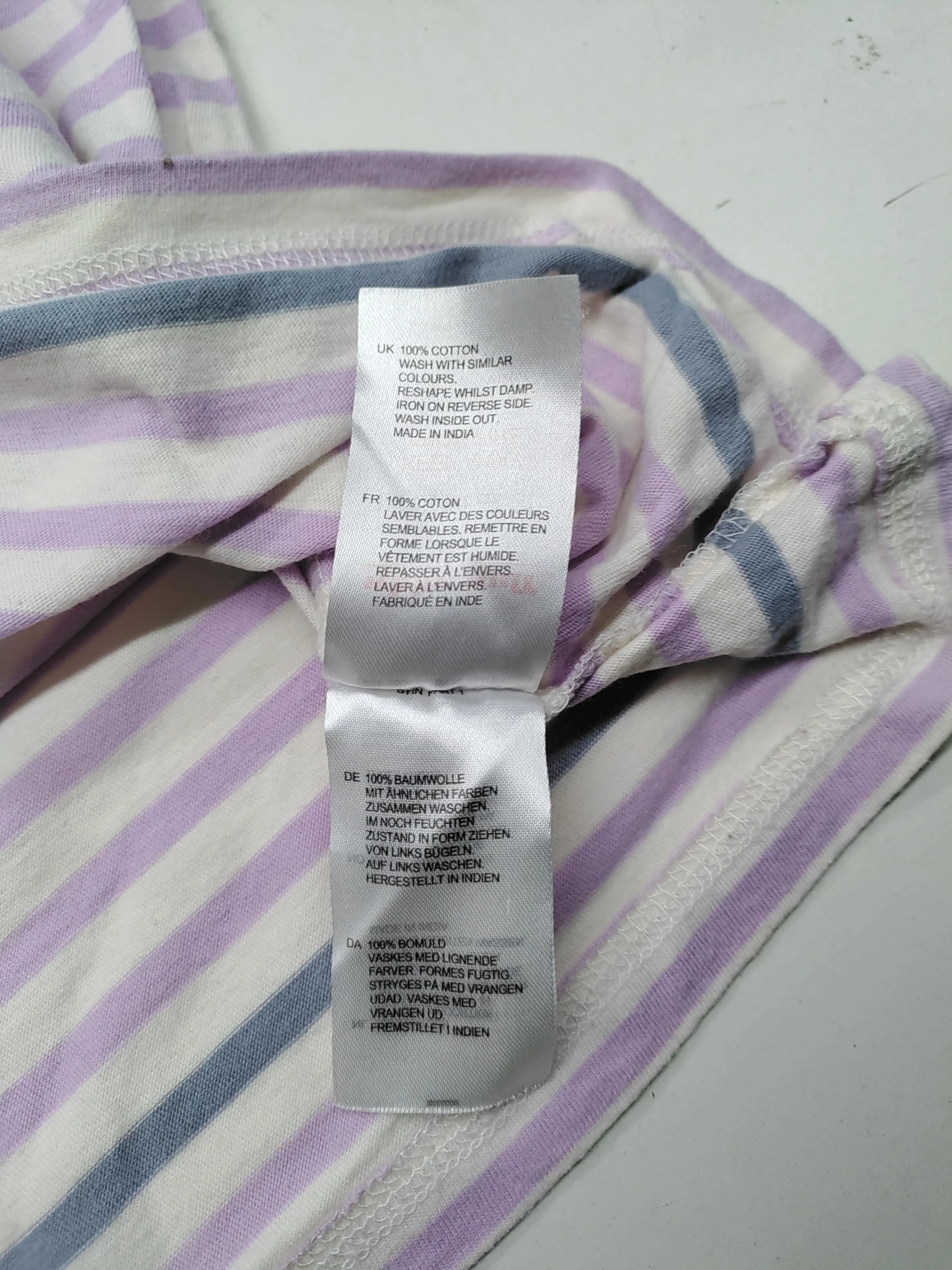 White Stuff Women's T-Shirt UK 8 Multi 100% Cotton Basic - Image 7