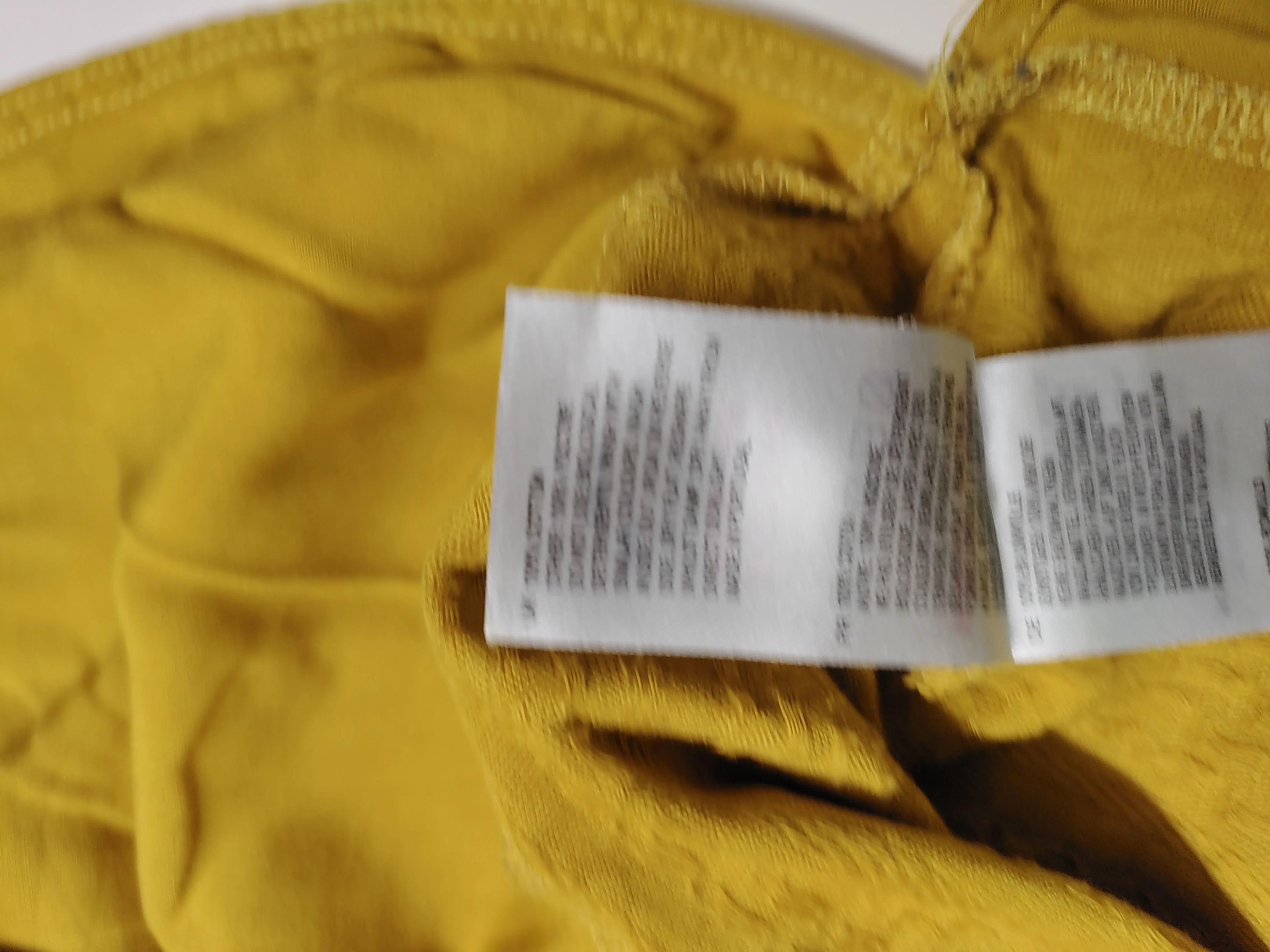 White Stuff Women's Top L Yellow 100% Cotton 3/4 Sleeve Round Neck Basic - Image 6