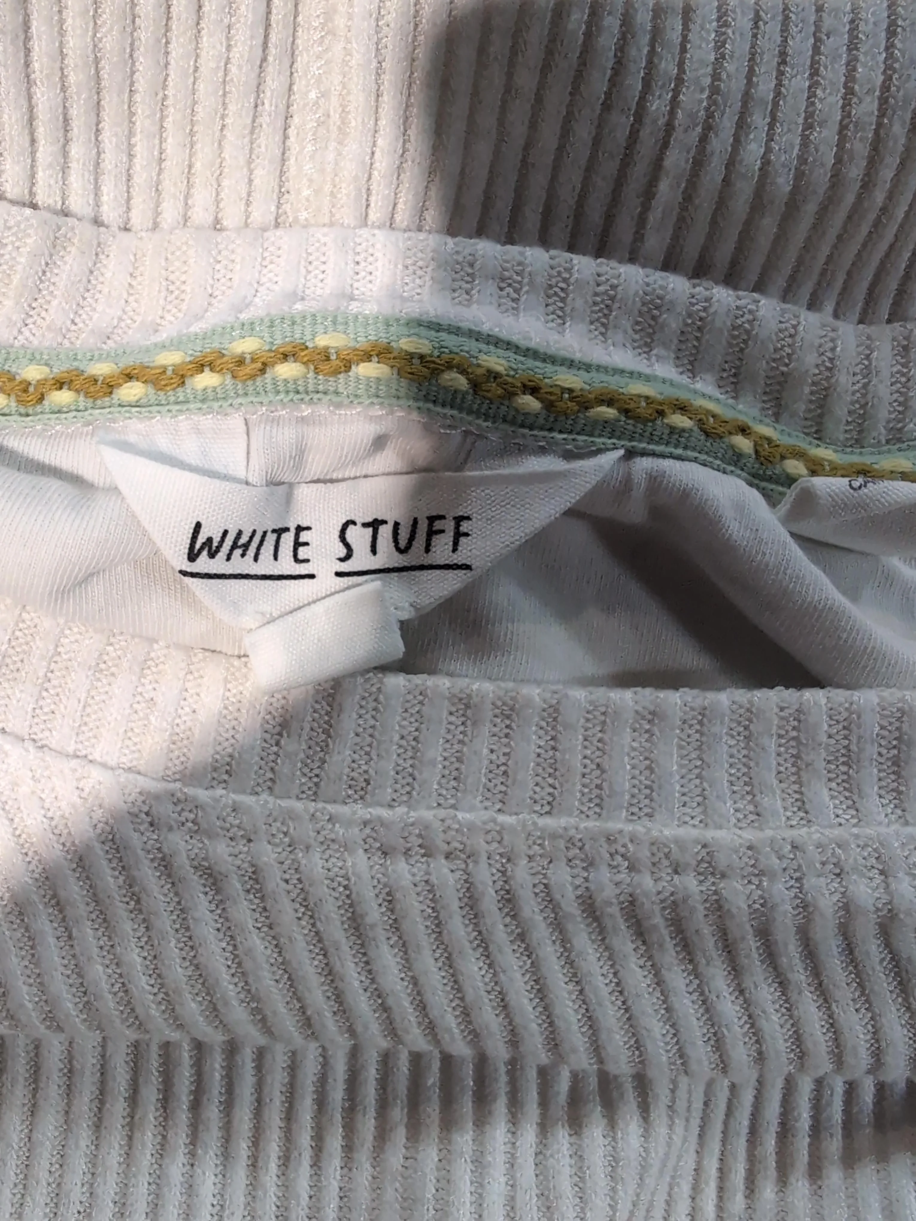 White Stuff Women's Top S White Viscose with Polyester, Elastane Basic - Image 5