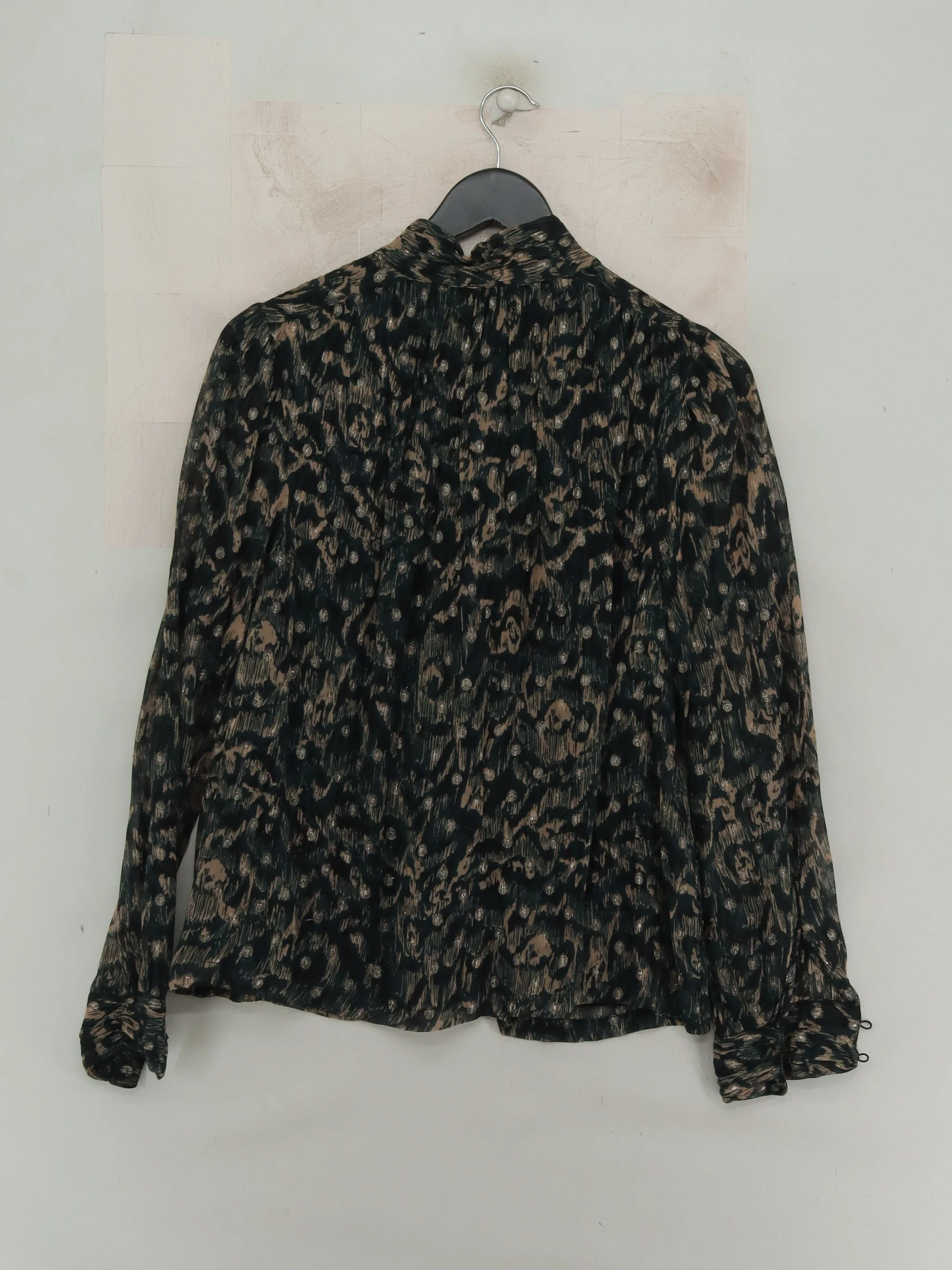 White Stuff Women's Top UK 12 Black Viscose with Other Basic - Image 2