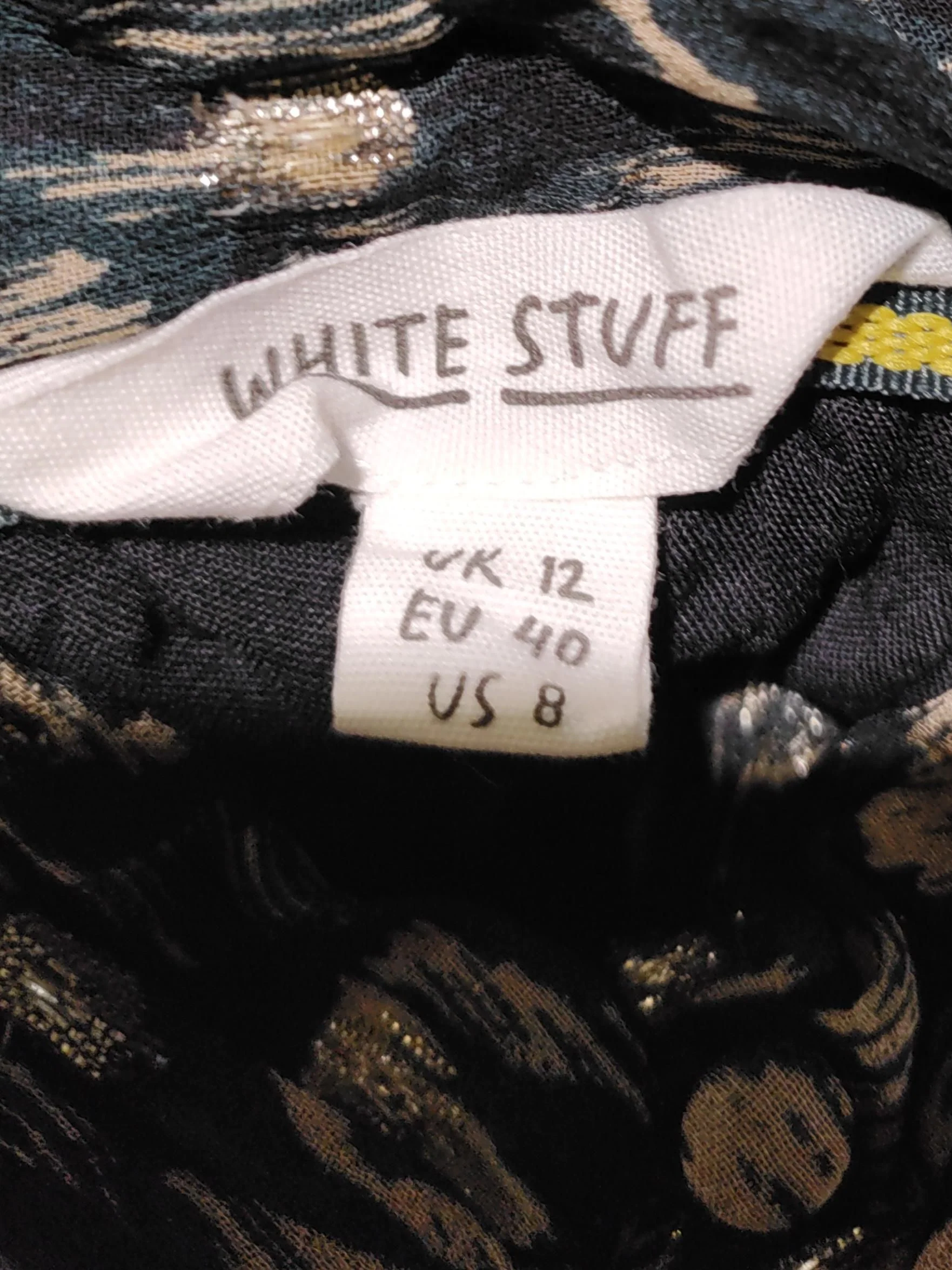 White Stuff Women's Top UK 12 Black Viscose with Other Basic - Image 5