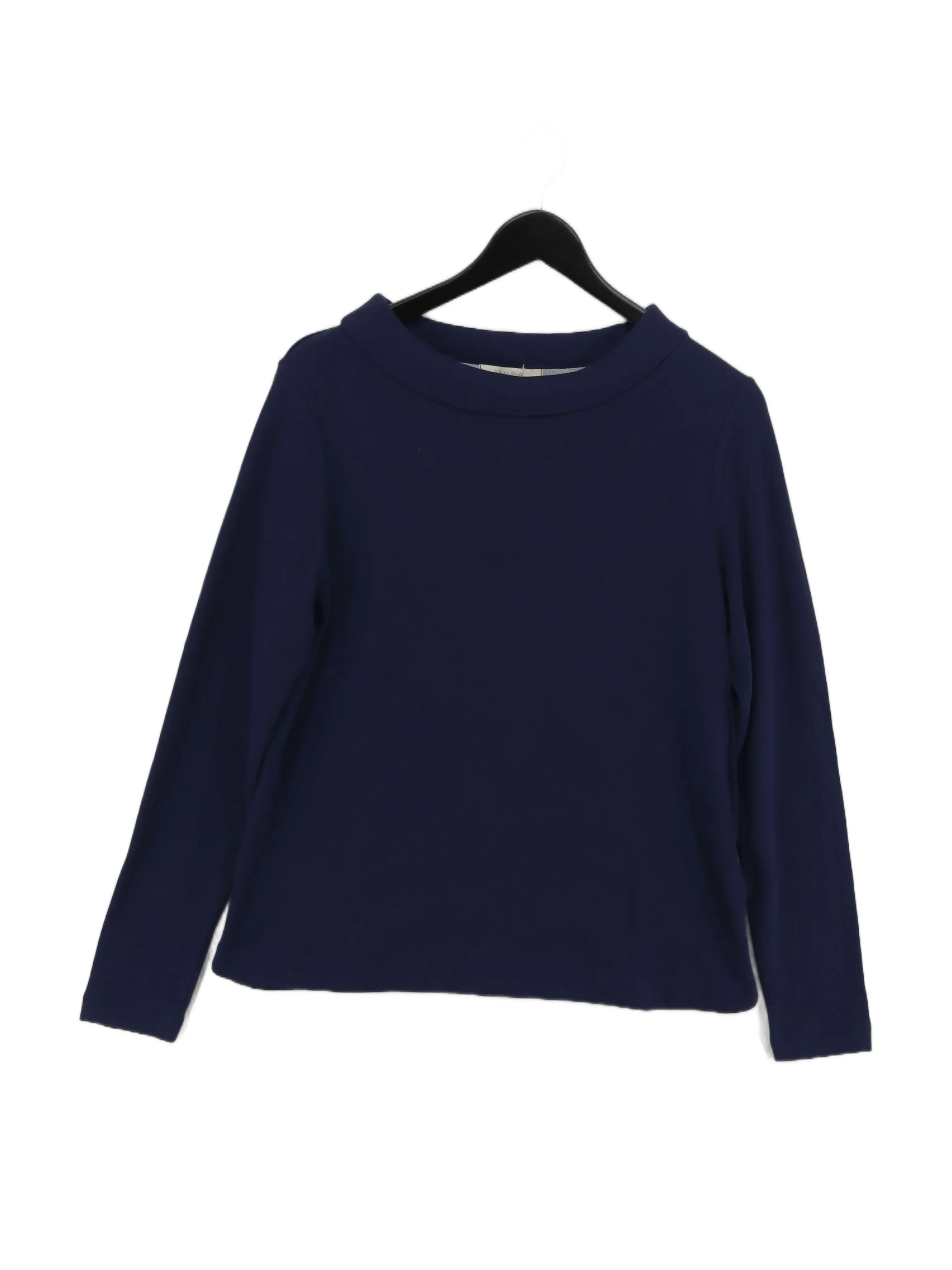 White Stuff Women's Top UK 12 Blue 100% Cotton Basic New with tags