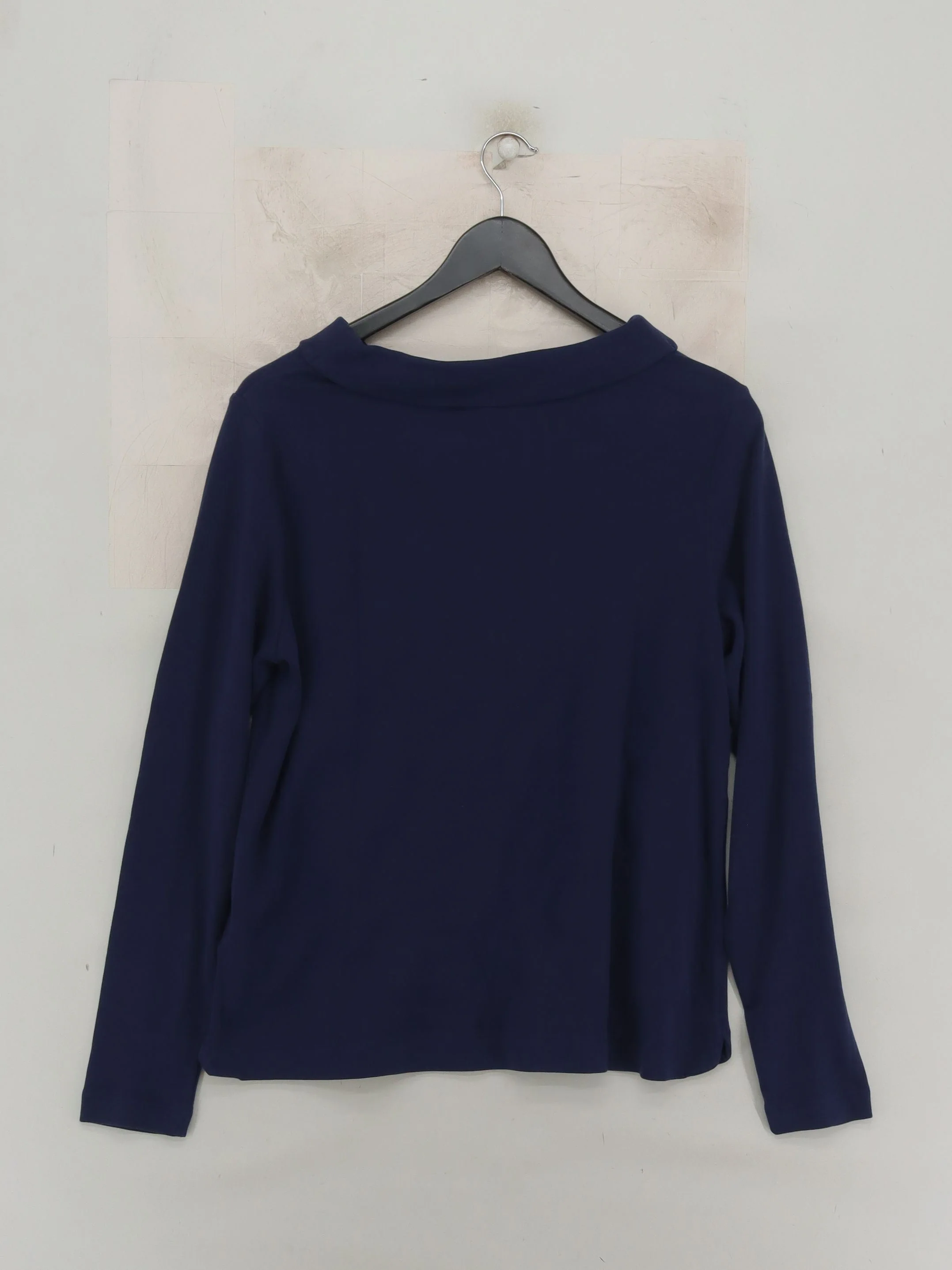 White Stuff Women's Top UK 12 Blue 100% Cotton Basic New with tags - Image 2