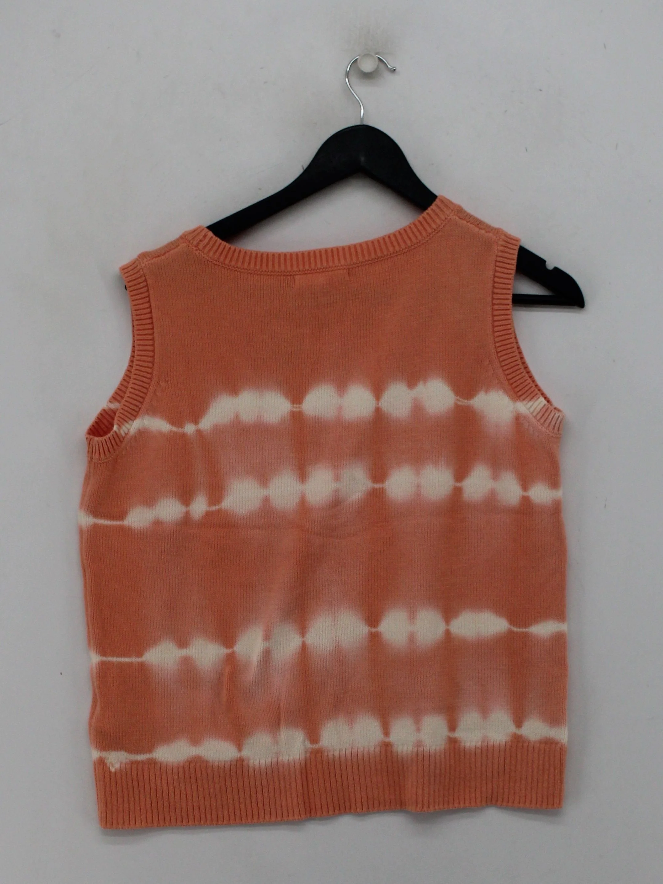 White Stuff Women's Top UK 12 Orange Cotton with Acrylic Basic - Image 2