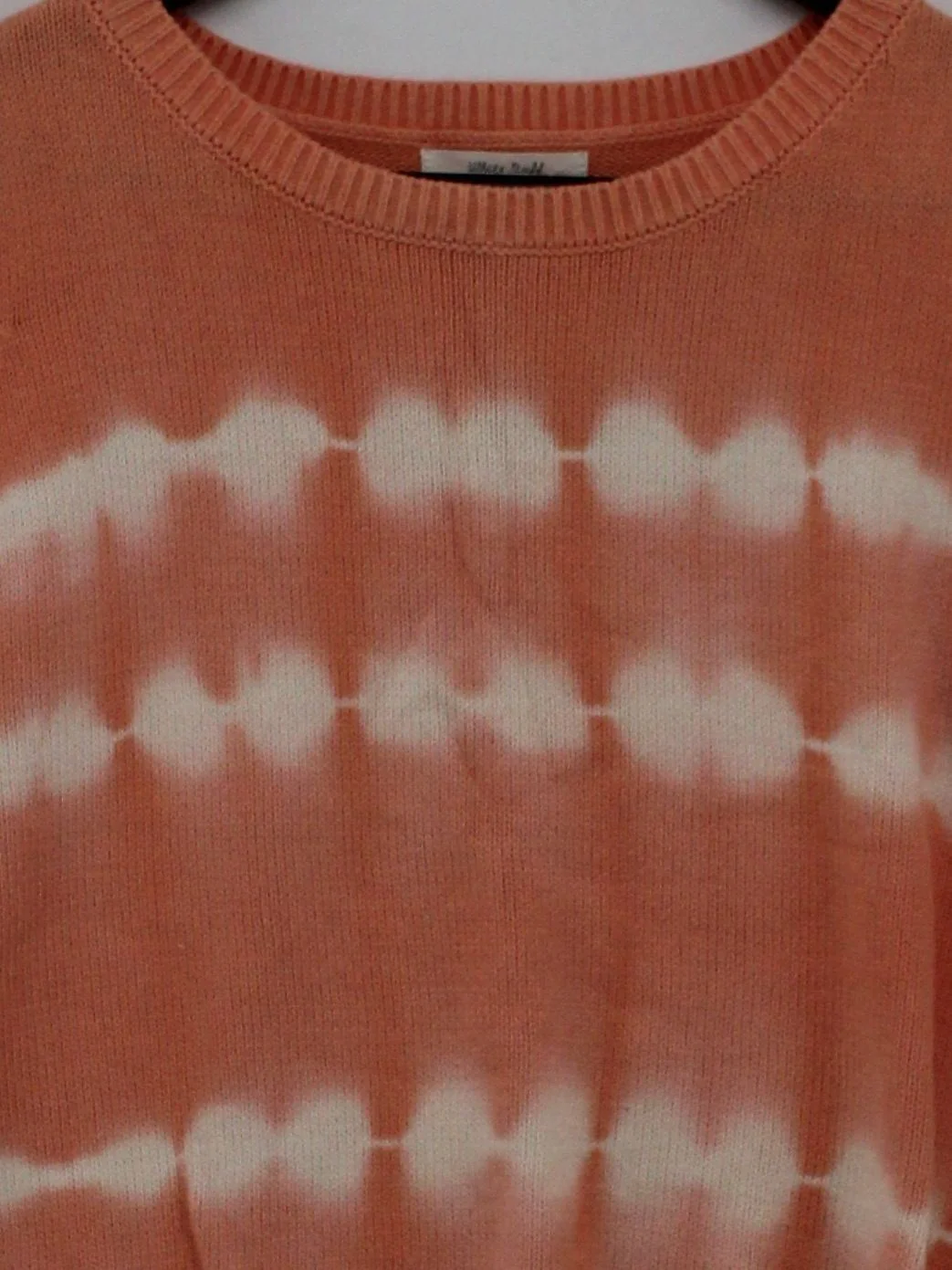 White Stuff Women's Top UK 12 Orange Cotton with Acrylic Basic - Image 3