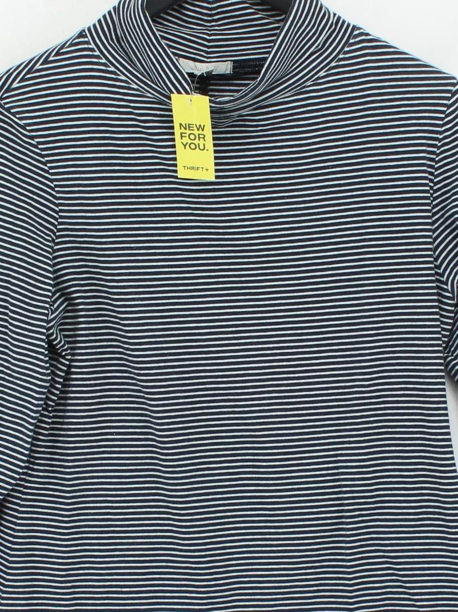 White Stuff Women's Top UK 14 Multi Cotton with Elastane Basic - Image 3