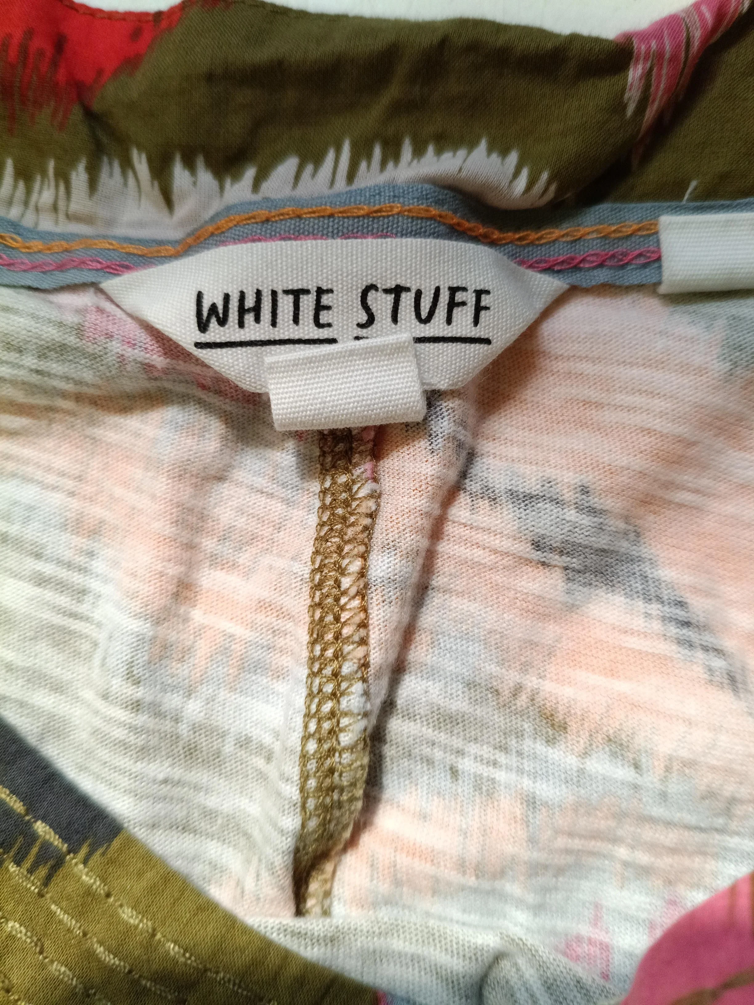 White Stuff Women's Top UK 16 Multi 100% Cotton Basic - Image 5