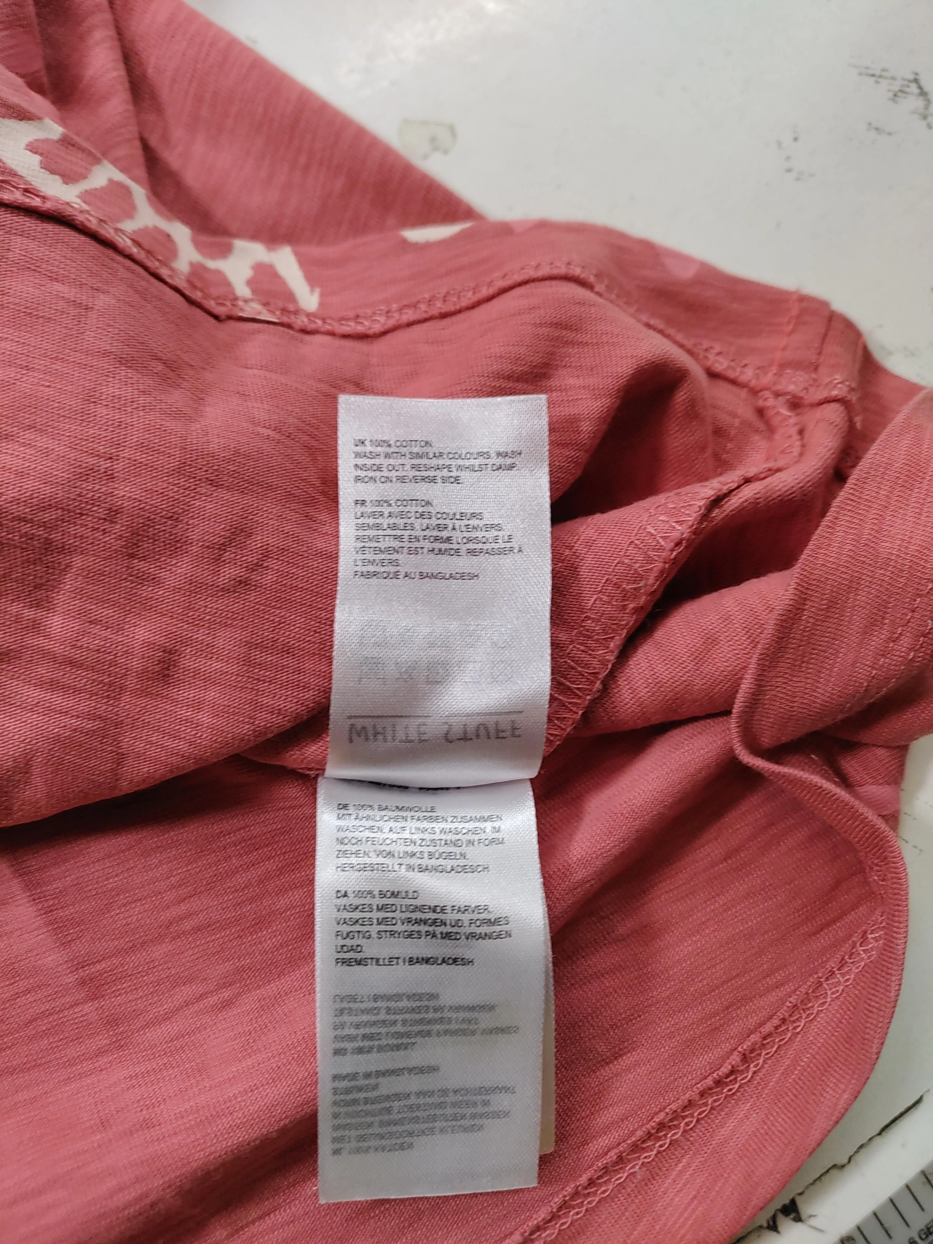 White Stuff Women's Top UK 16 Red 100% Cotton Basic - Image 6