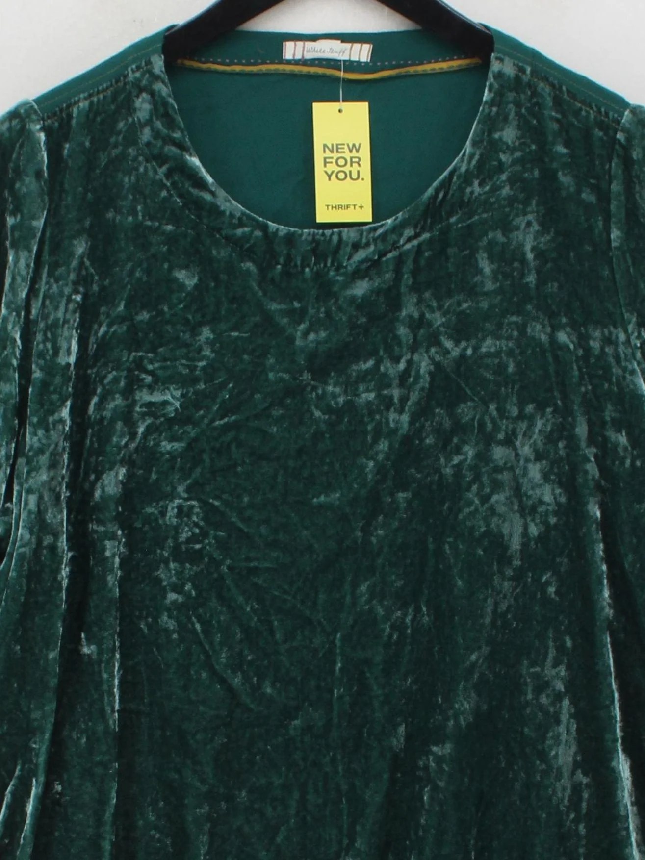 White Stuff Women's Top UK 18 Green Viscose with Nylon Basic - Image 3