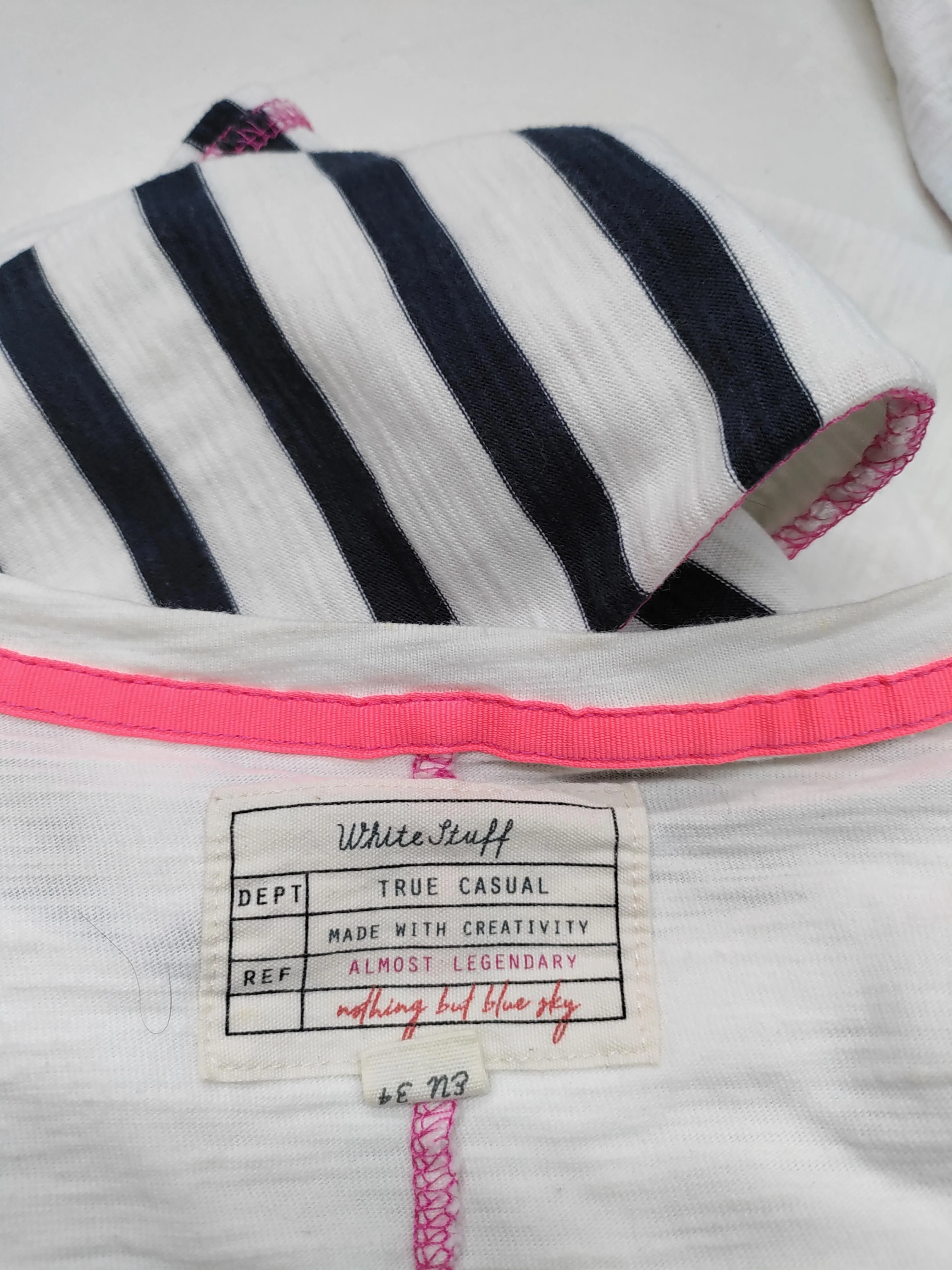 White Stuff Women's Top UK 6 White 100% Cotton Basic - Image 6