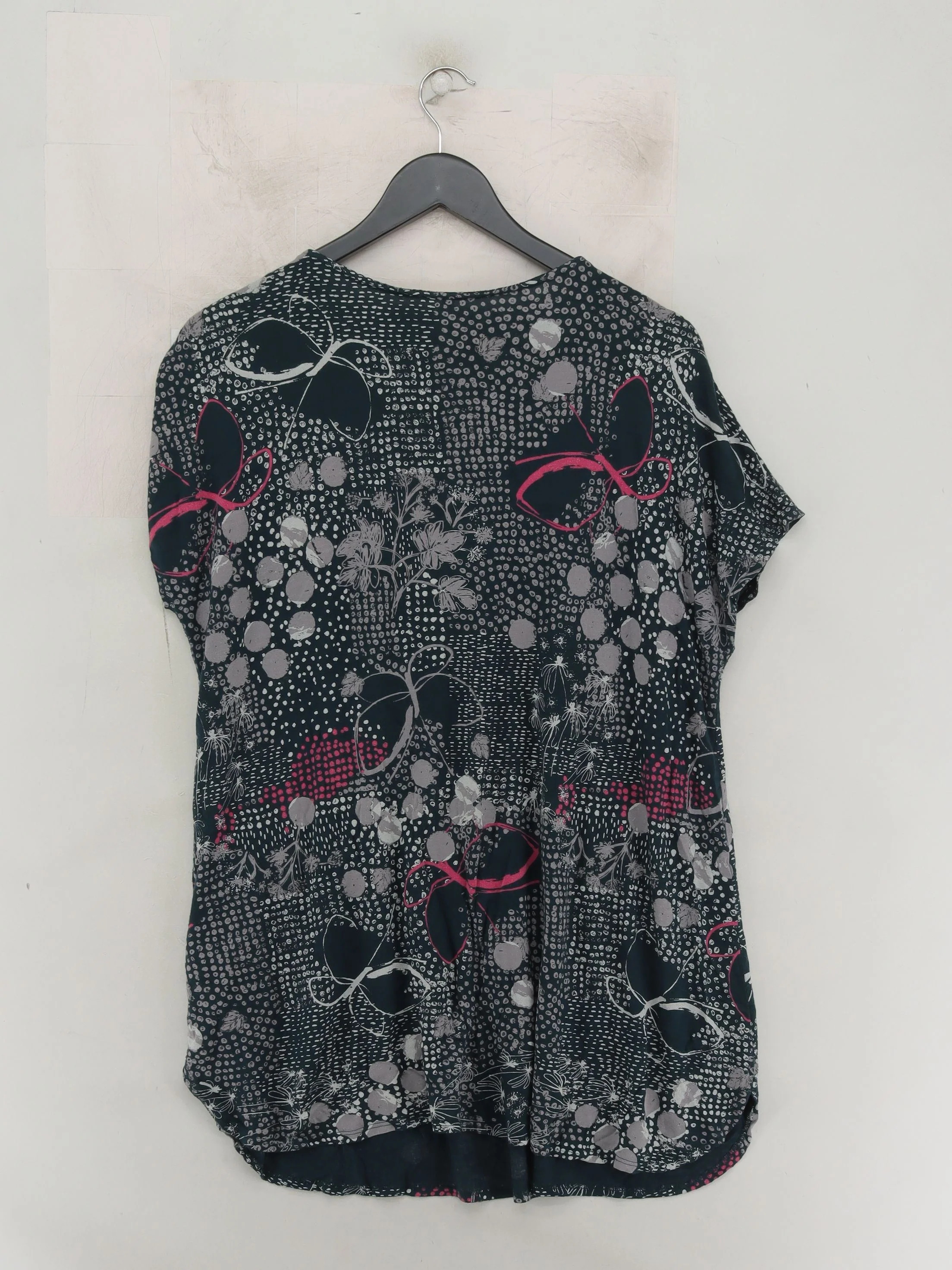 White Stuff Women's Top XL Green 100% Viscose Tunic - Image 2