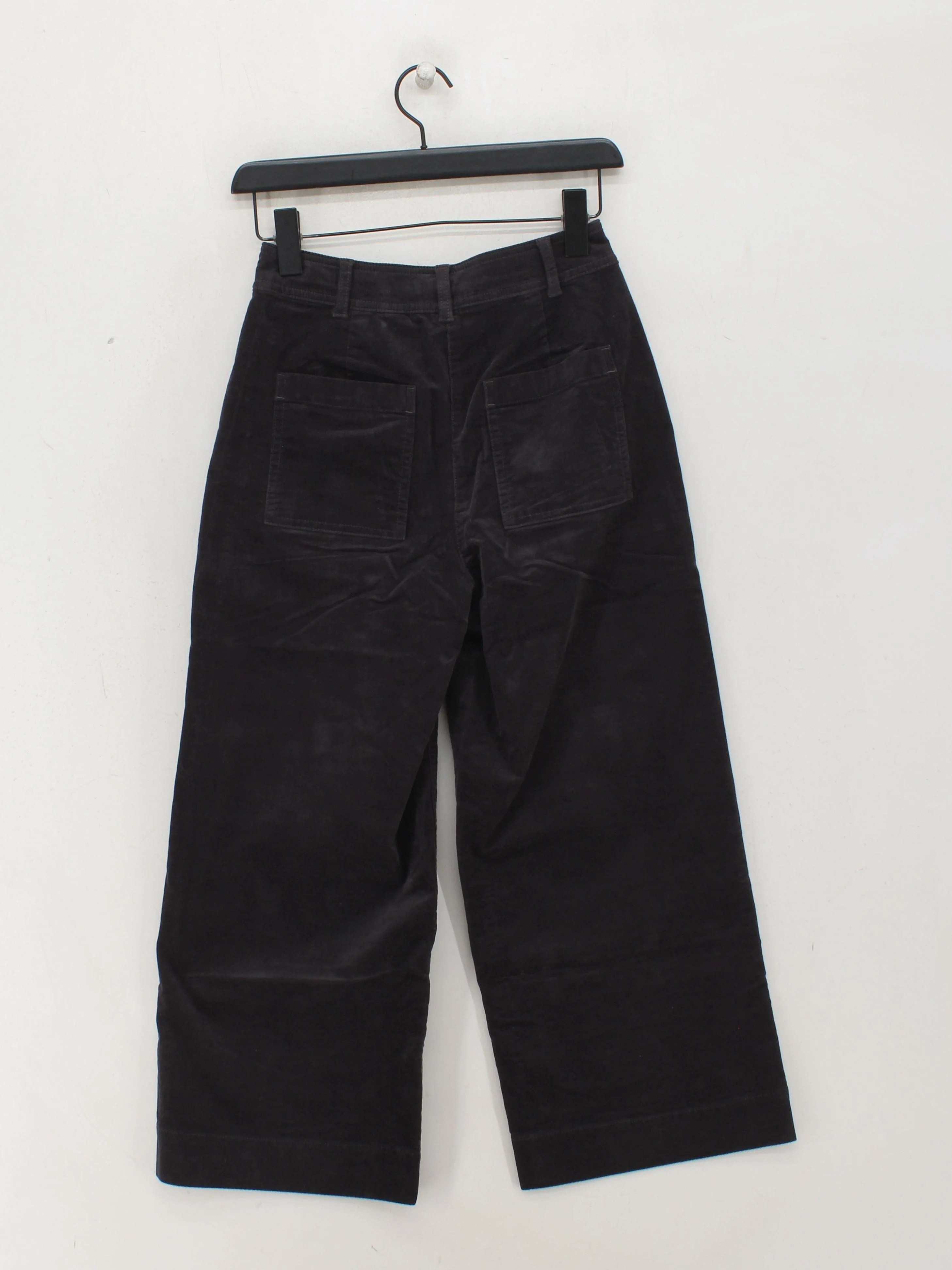 White Stuff Women's Trousers M Grey 100% Cotton Straight Chino - Image 2