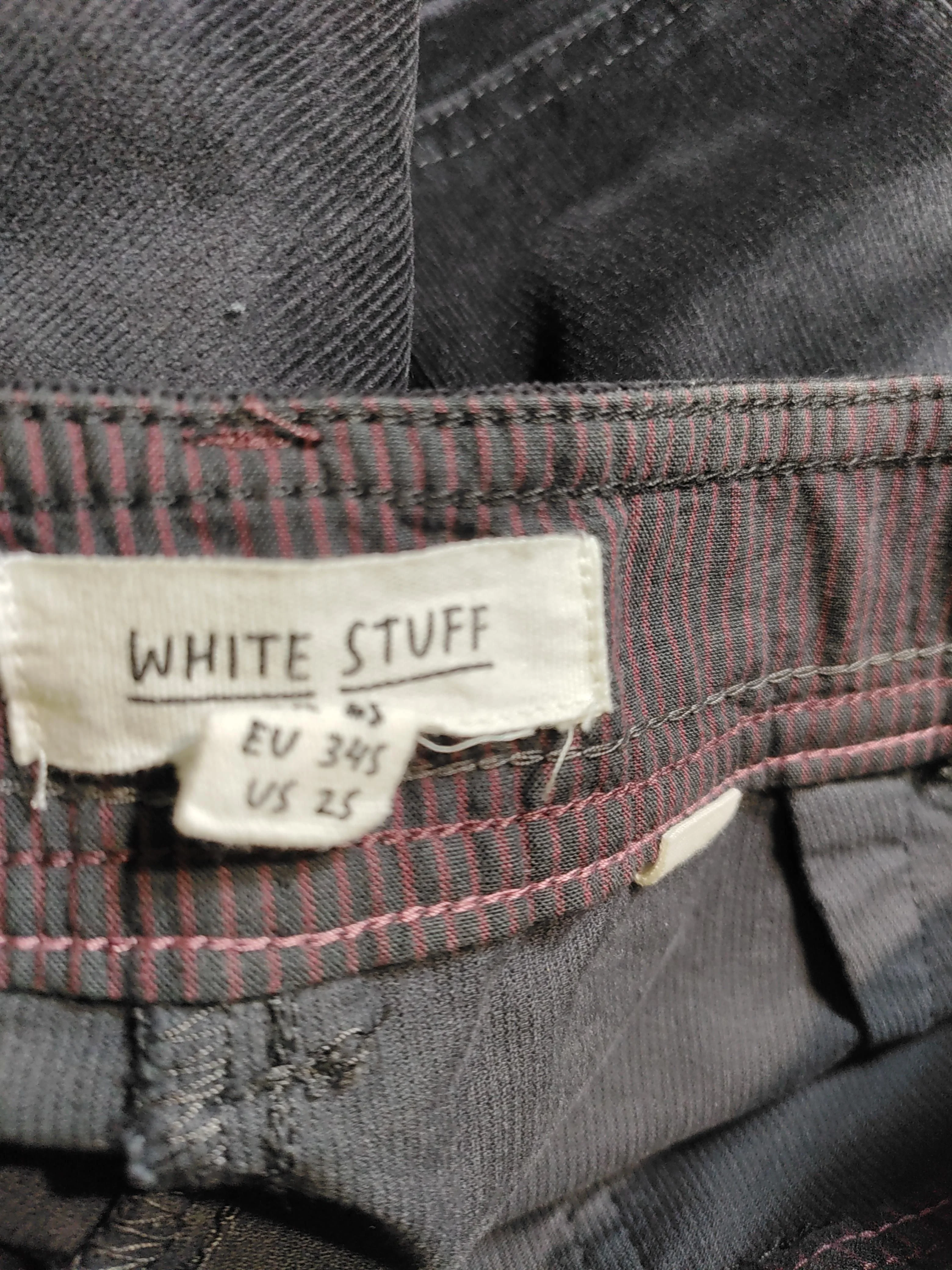 White Stuff Women's Trousers M Grey 100% Cotton Straight Chino - Image 6