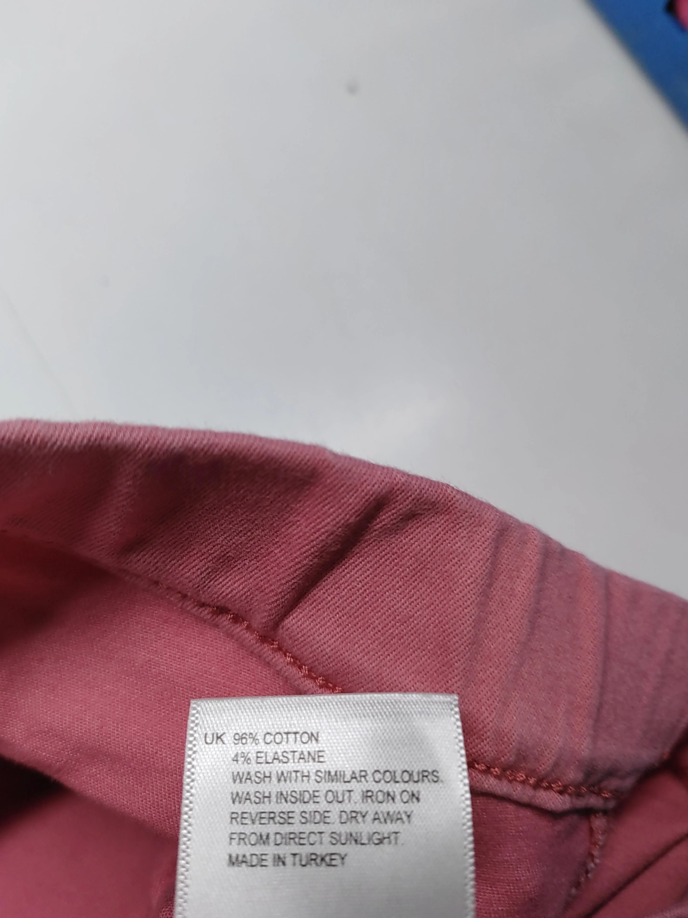 White Stuff Women's Trousers UK 10 Pink Cotton with Elastane Skinny Sweatpants - Image 6