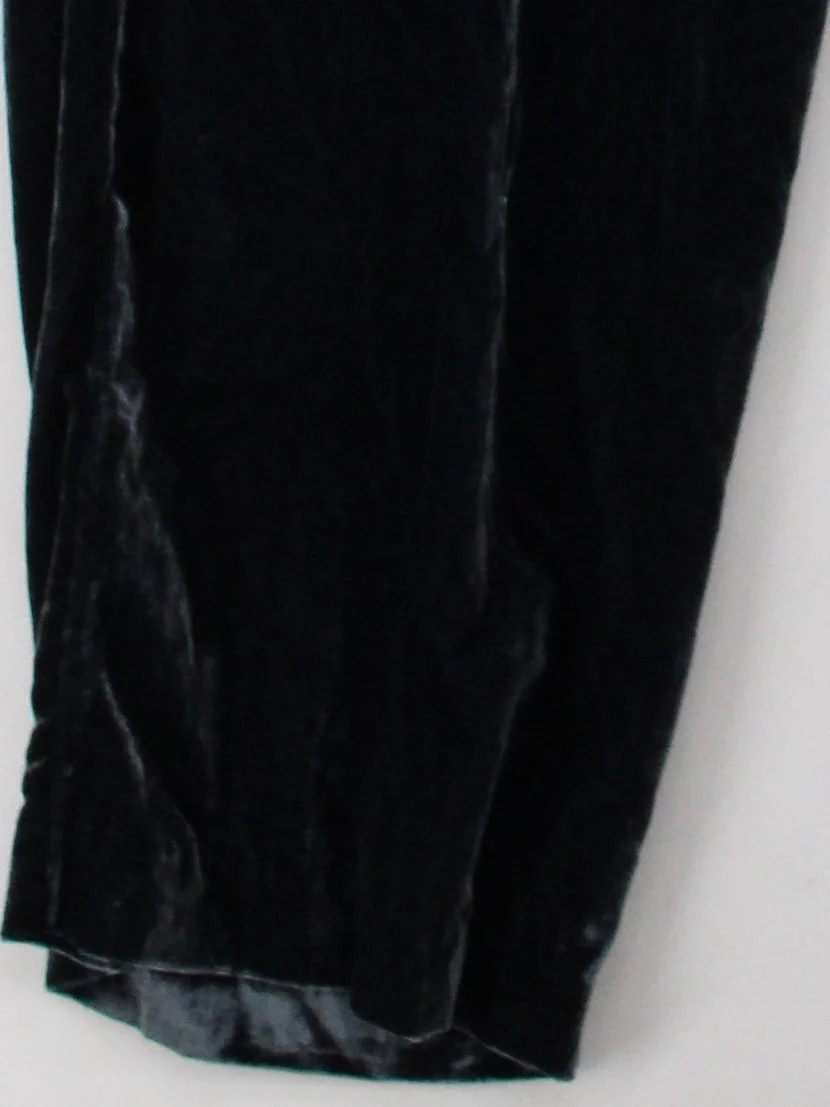 White Stuff Women's Trousers UK 12 Black Viscose with Nylon Wide-Leg Chino - Image 4