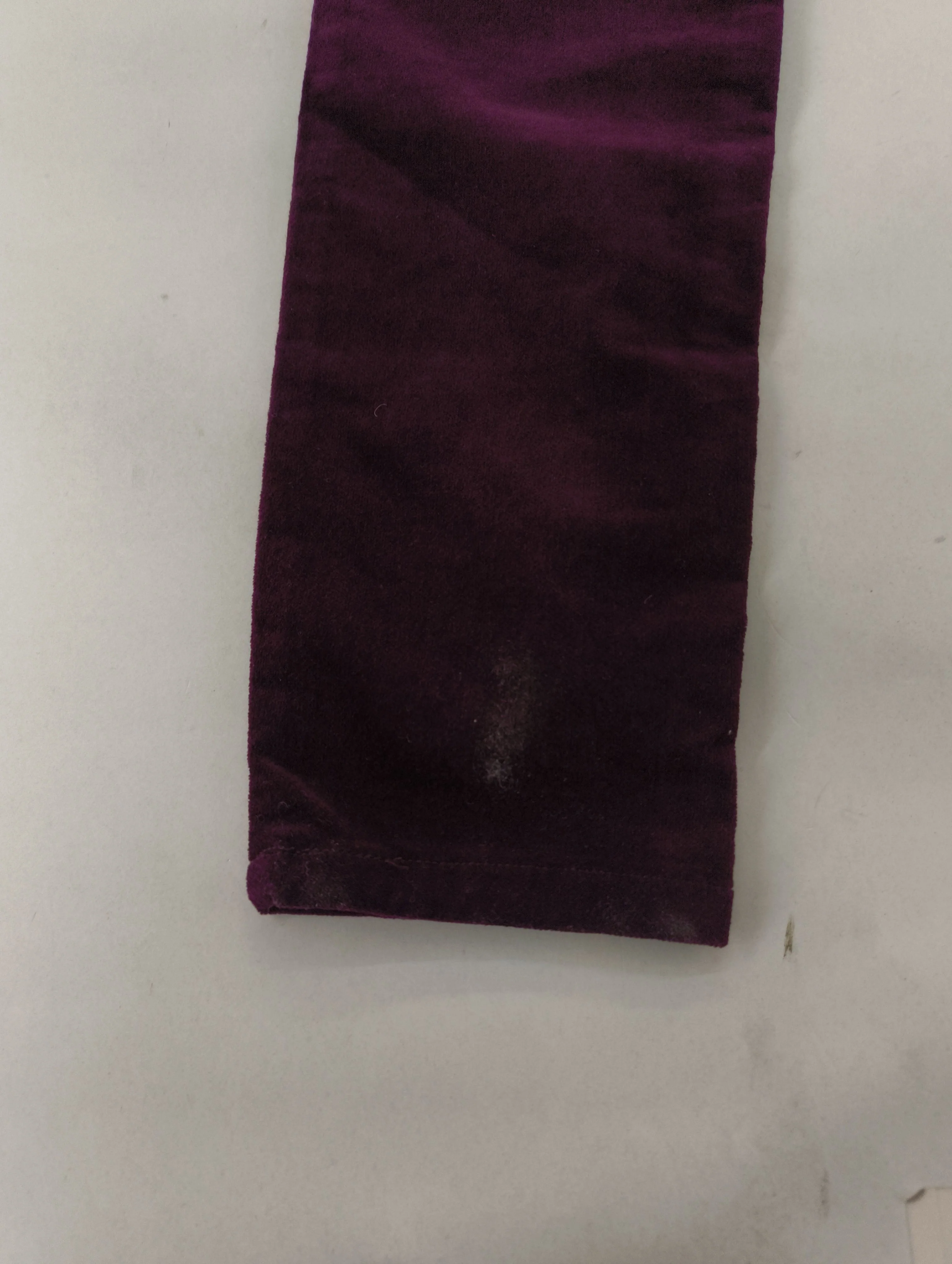 White Stuff Women's Trousers UK 12 Purple Cotton with Elastane Tapered Chino - Image 5