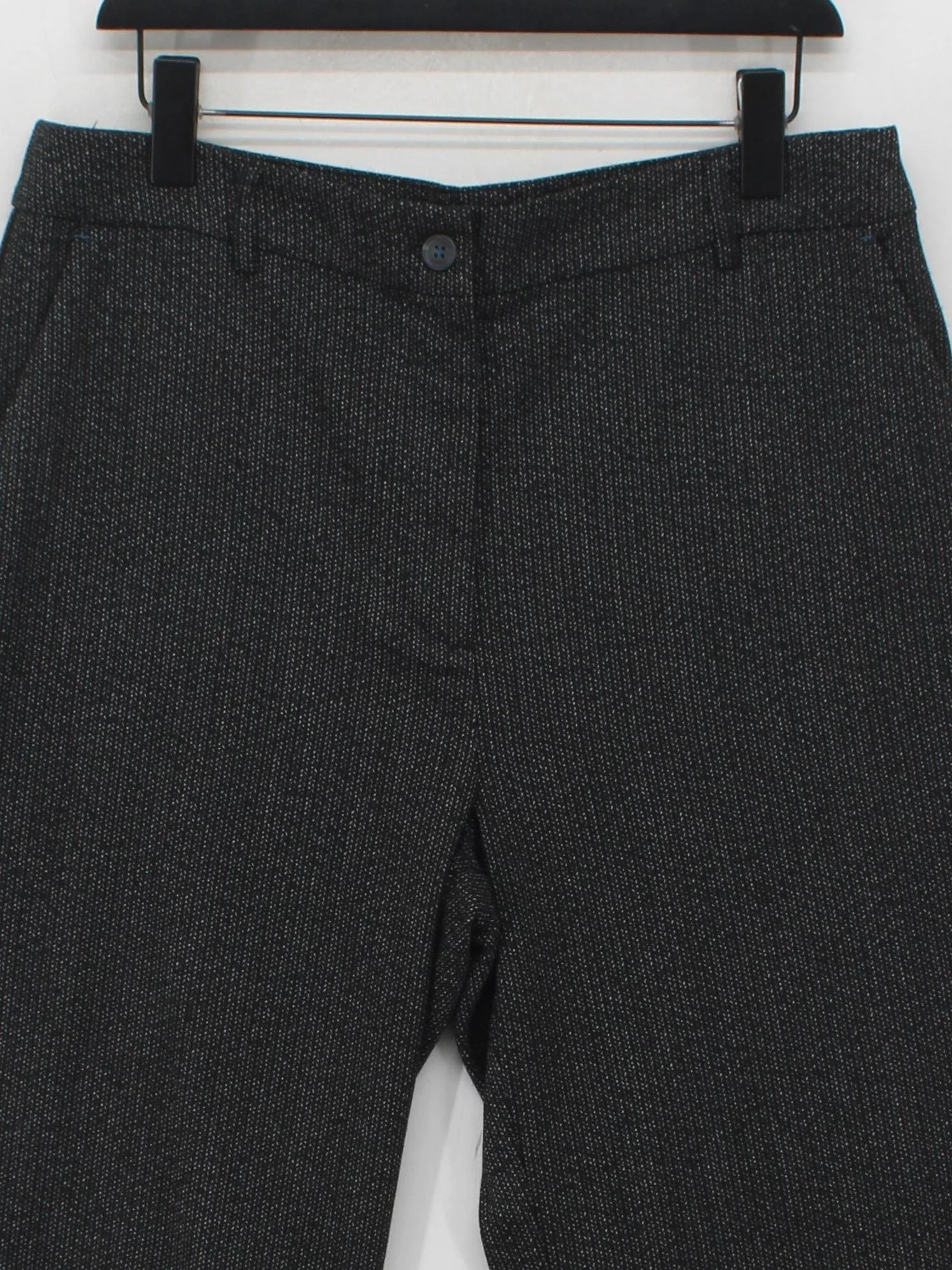 White Stuff Women's Trousers UK 14 Black Polyester - Image 3