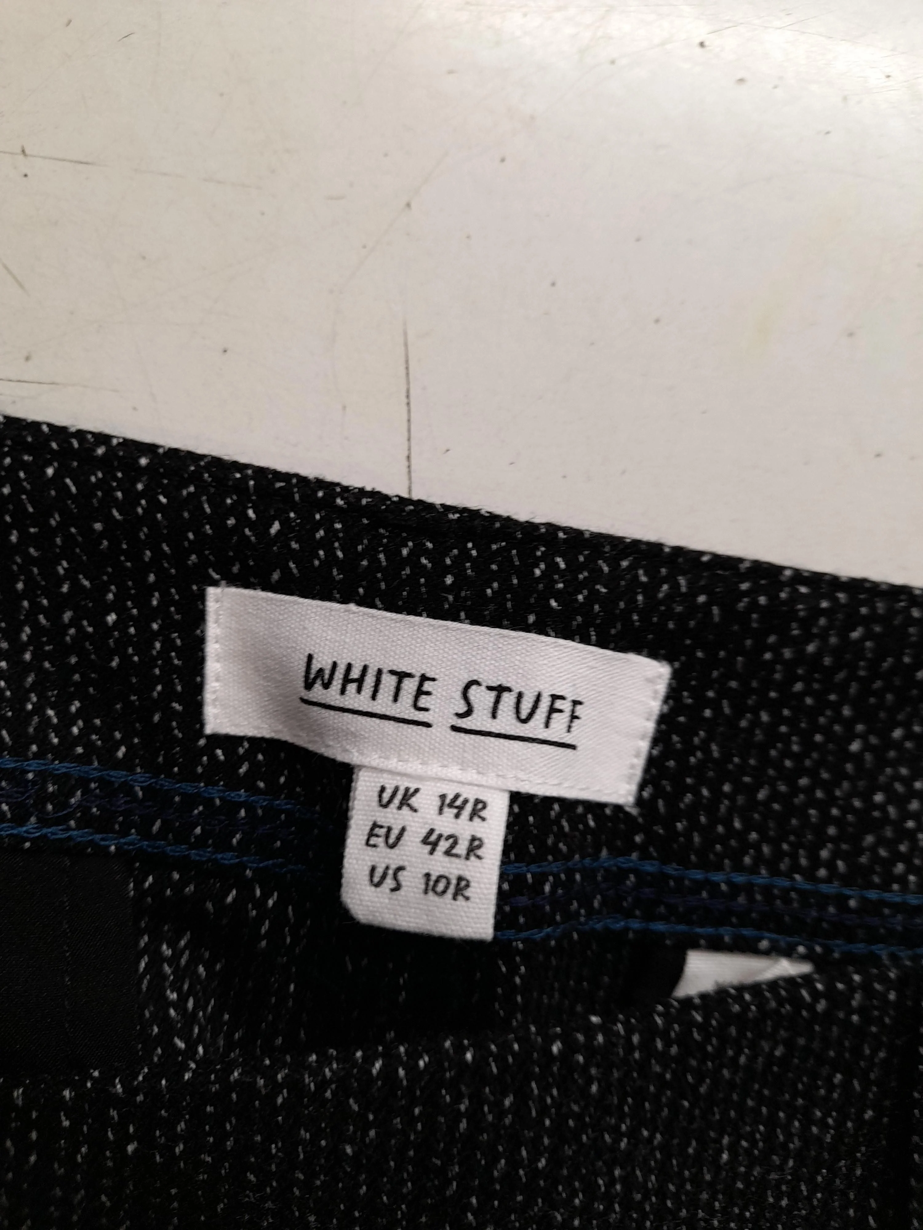 White Stuff Women's Trousers UK 14 Black Polyester - Image 5