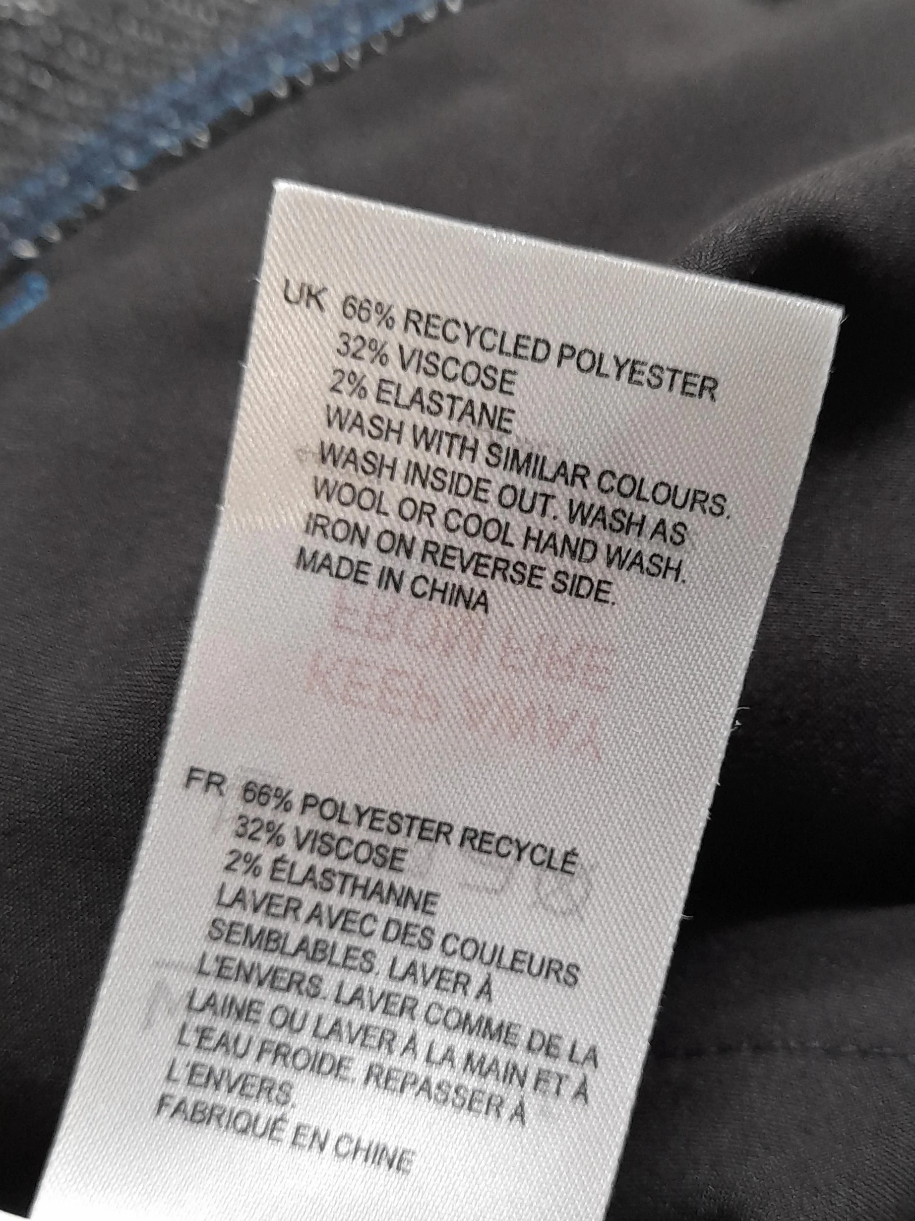White Stuff Women's Trousers UK 14 Black Polyester - Image 6