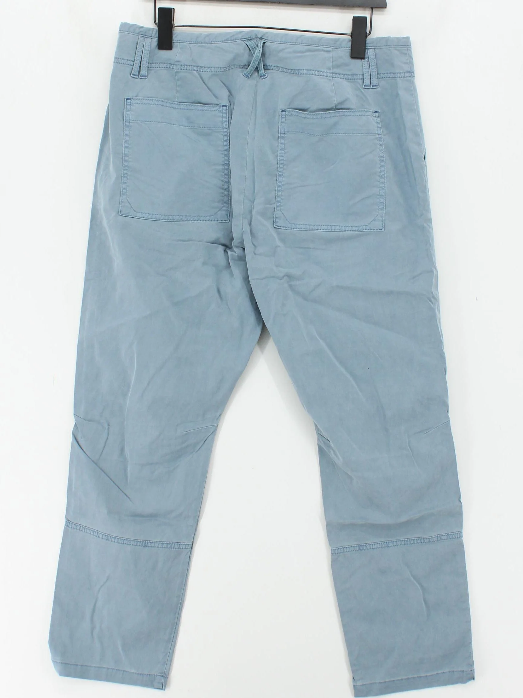 White Stuff Women's Trousers UK 16 Blue Lyocell Modal - Image 2