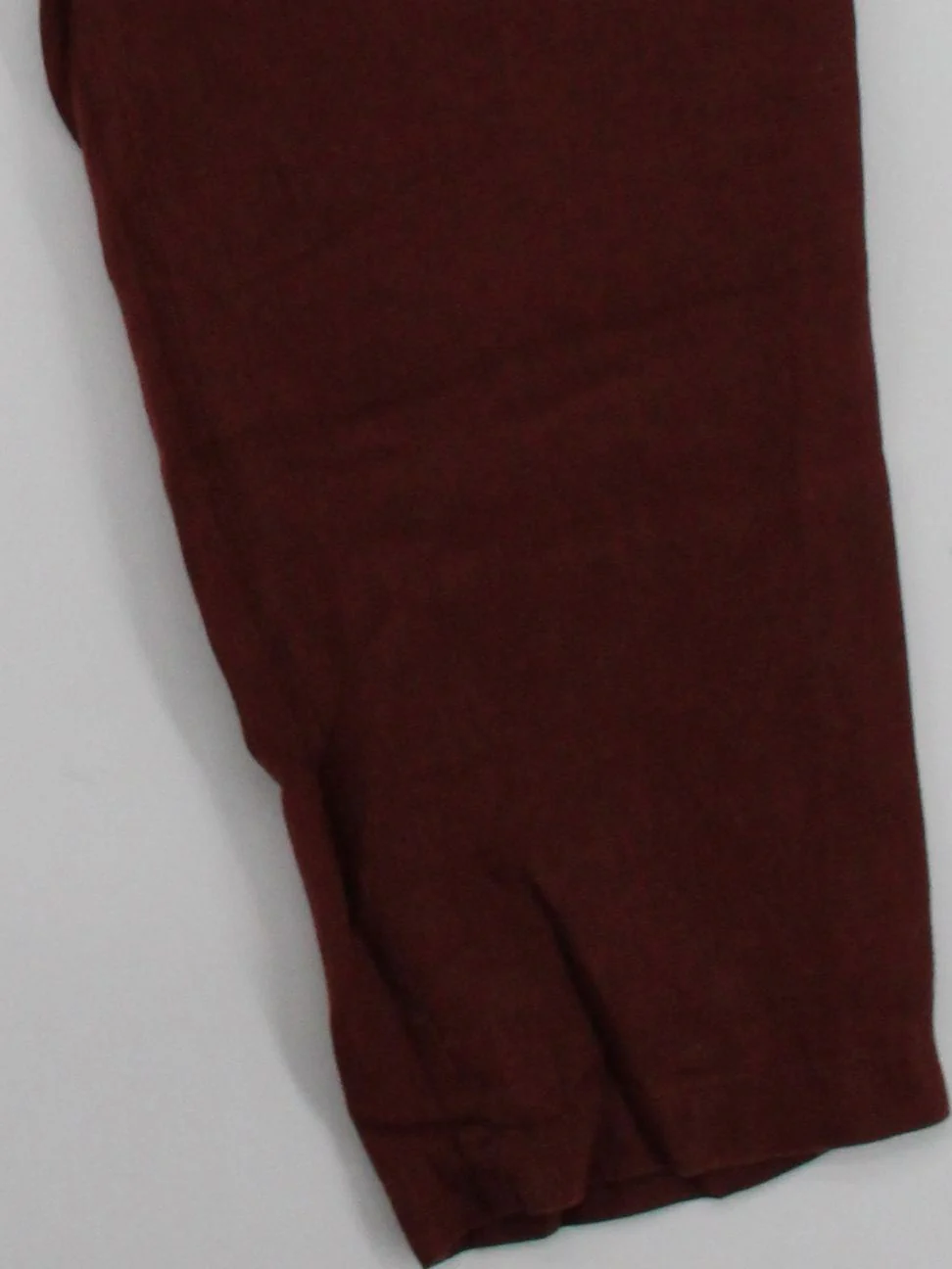 White Stuff Women's Trousers UK 16 Brown 100% Linen Tapered Cropped - Image 4