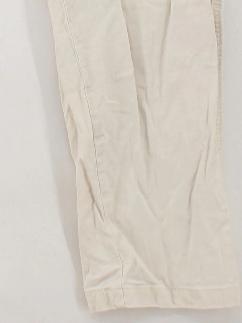 White Stuff Women's Trousers UK 16 Cream Cotton - Image 4