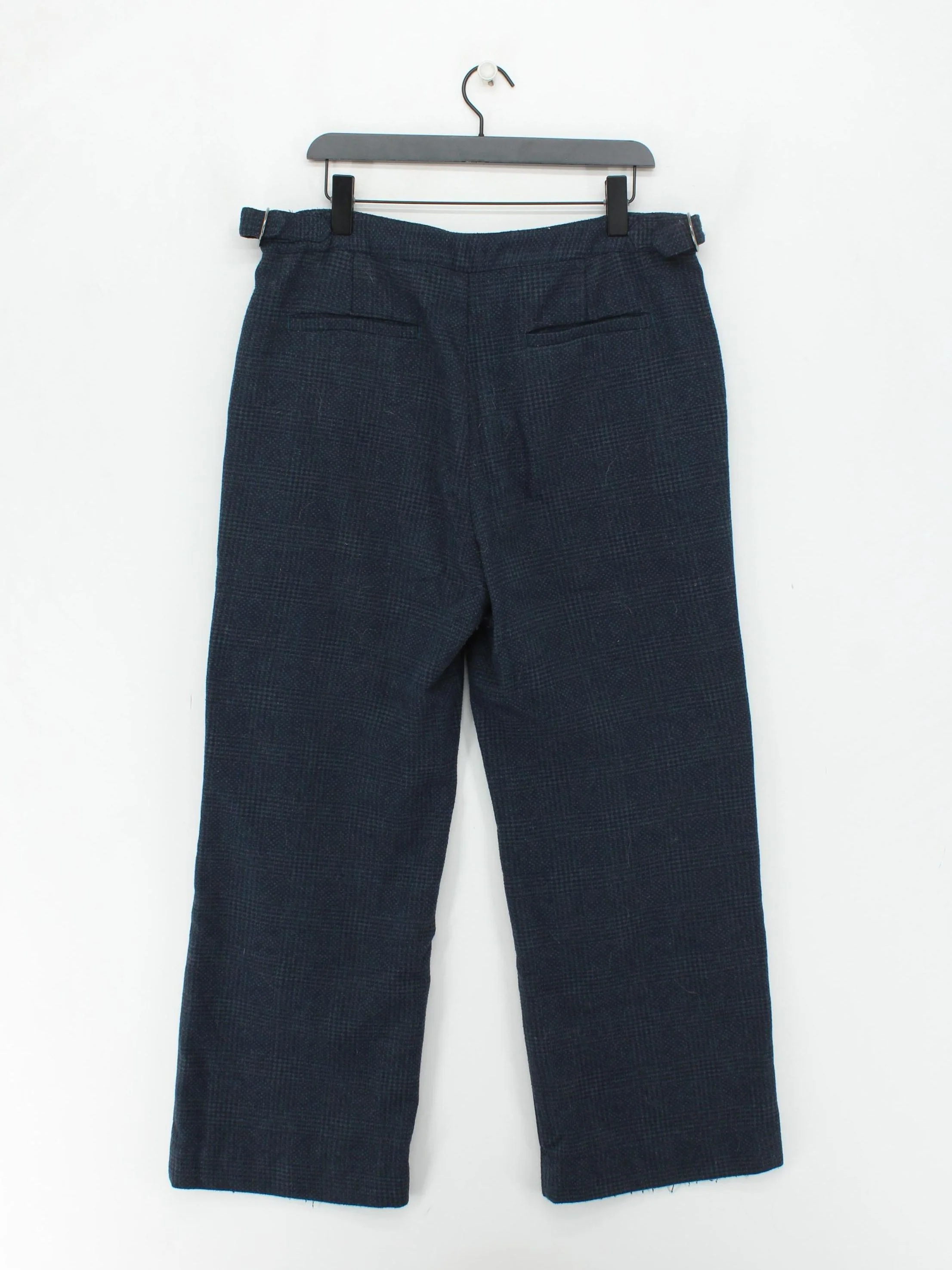 White Stuff Women's Trousers UK 16 Grey Polyester with Viscose, Wool Cropped - Image 2